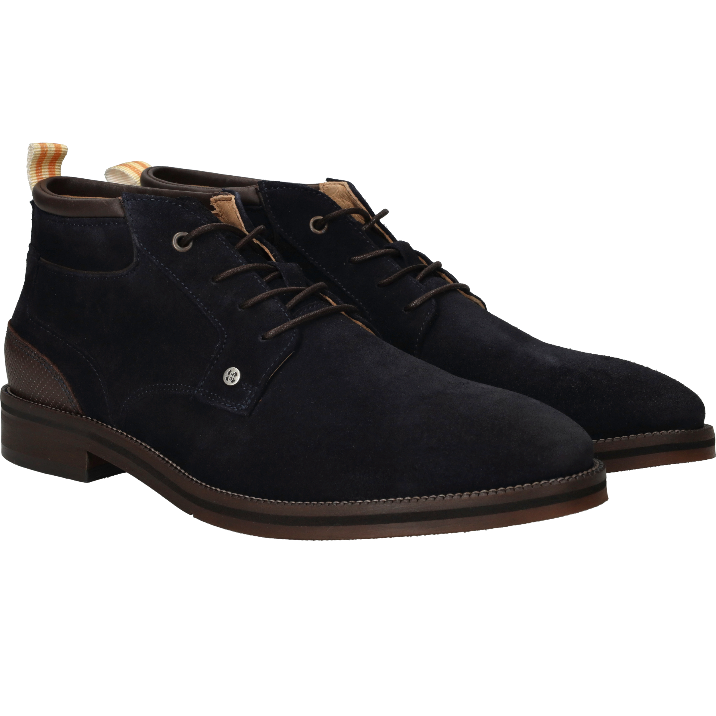 Berkelmans Silesia Veterschoenen Heren Blauw, veterschoen voor heren – foto 2