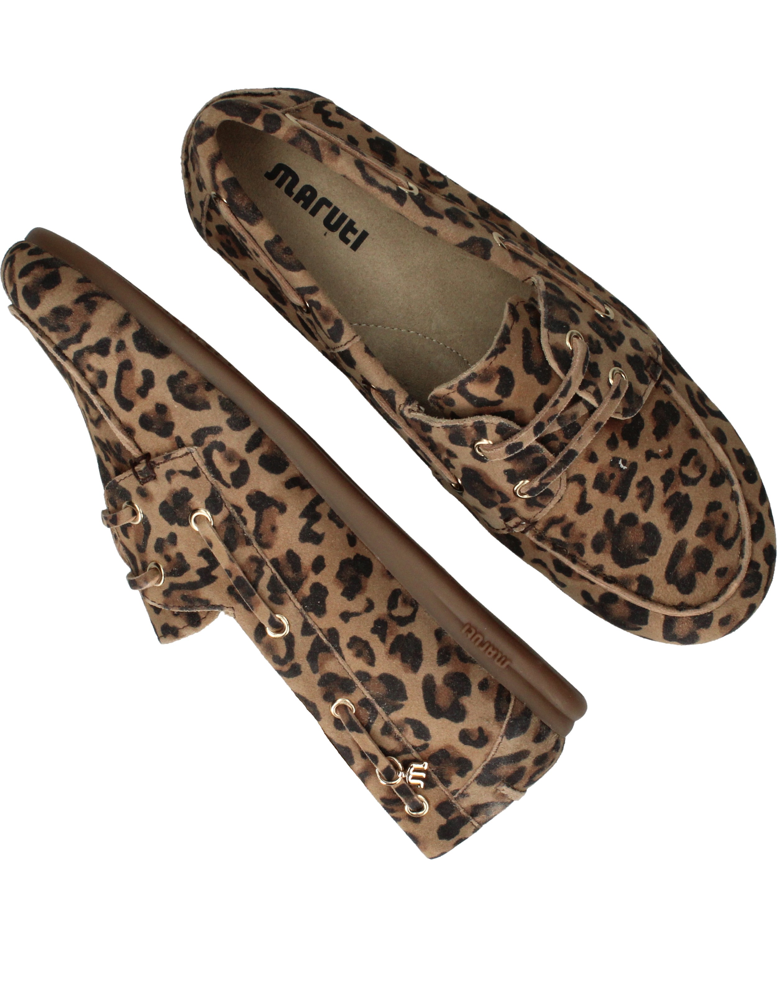 Maruti Eliza Loafers Dames Bruin, loafer voor dames – foto 4