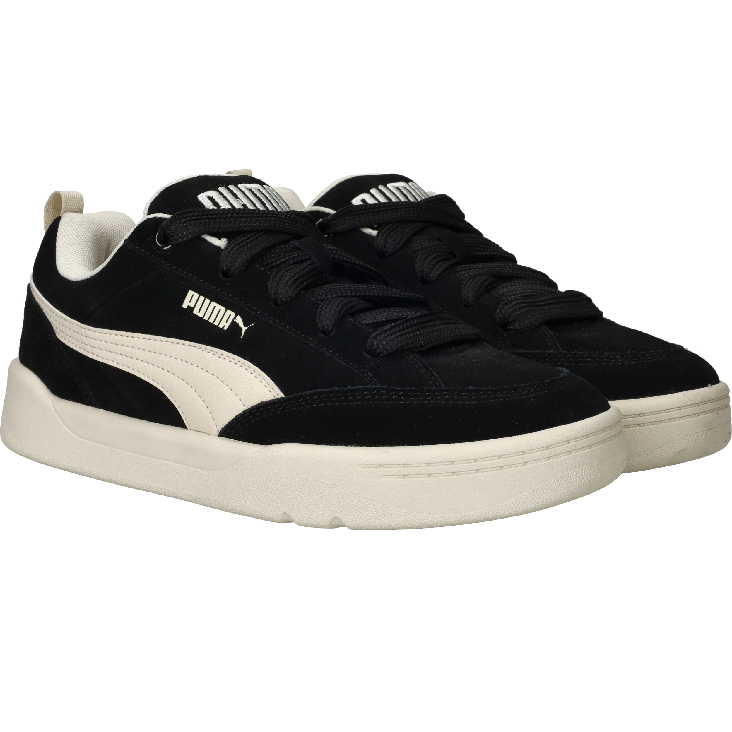 Puma Park Lifestyle Raw Sneakers Heren Zwart, sneaker voor heren – foto 2