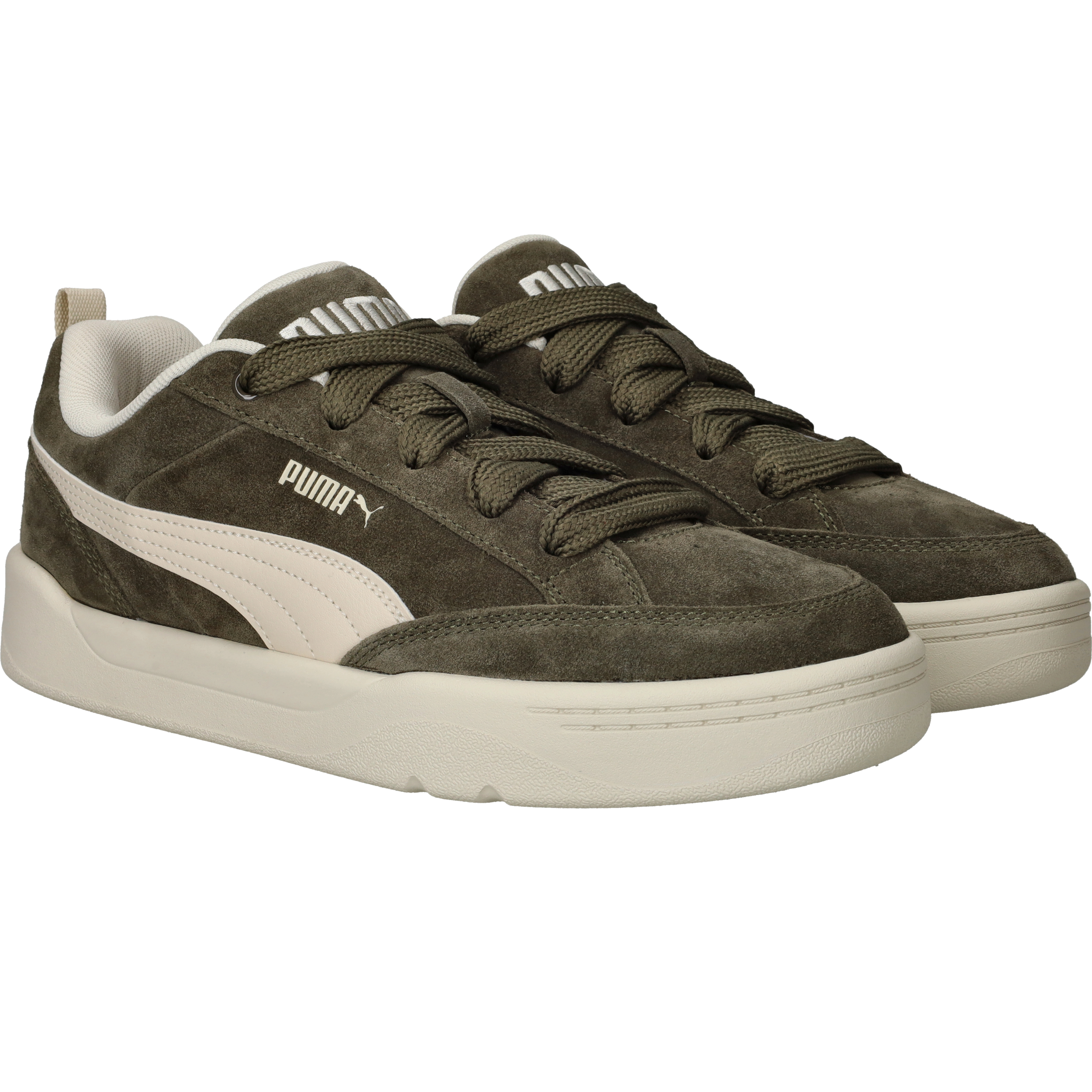 Puma Park Lifestyle Raw Sneakers Heren Groen, sneaker voor heren – foto 2