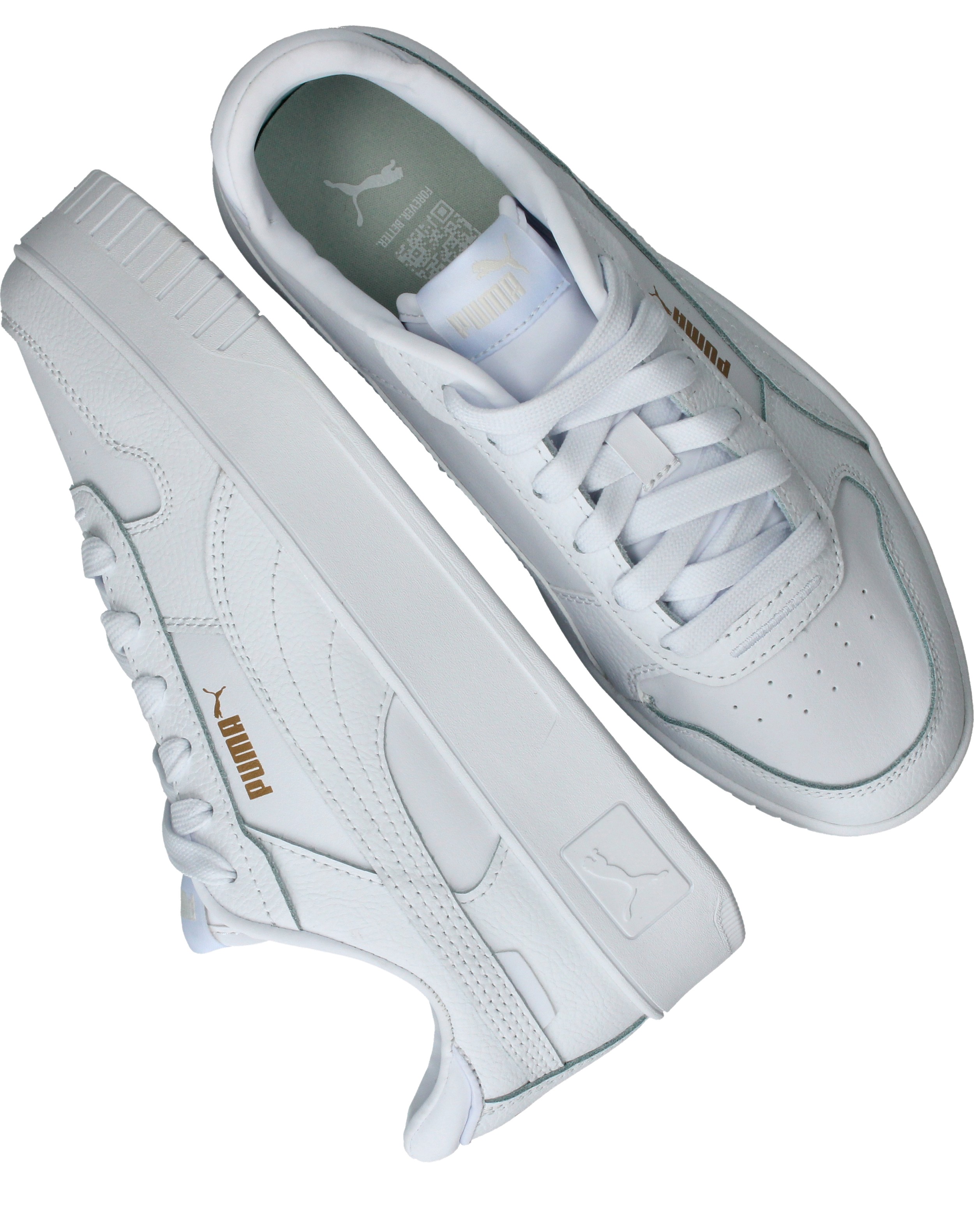 Puma Carina Street Sneakers Dames Wit, sneaker voor dames – foto 4