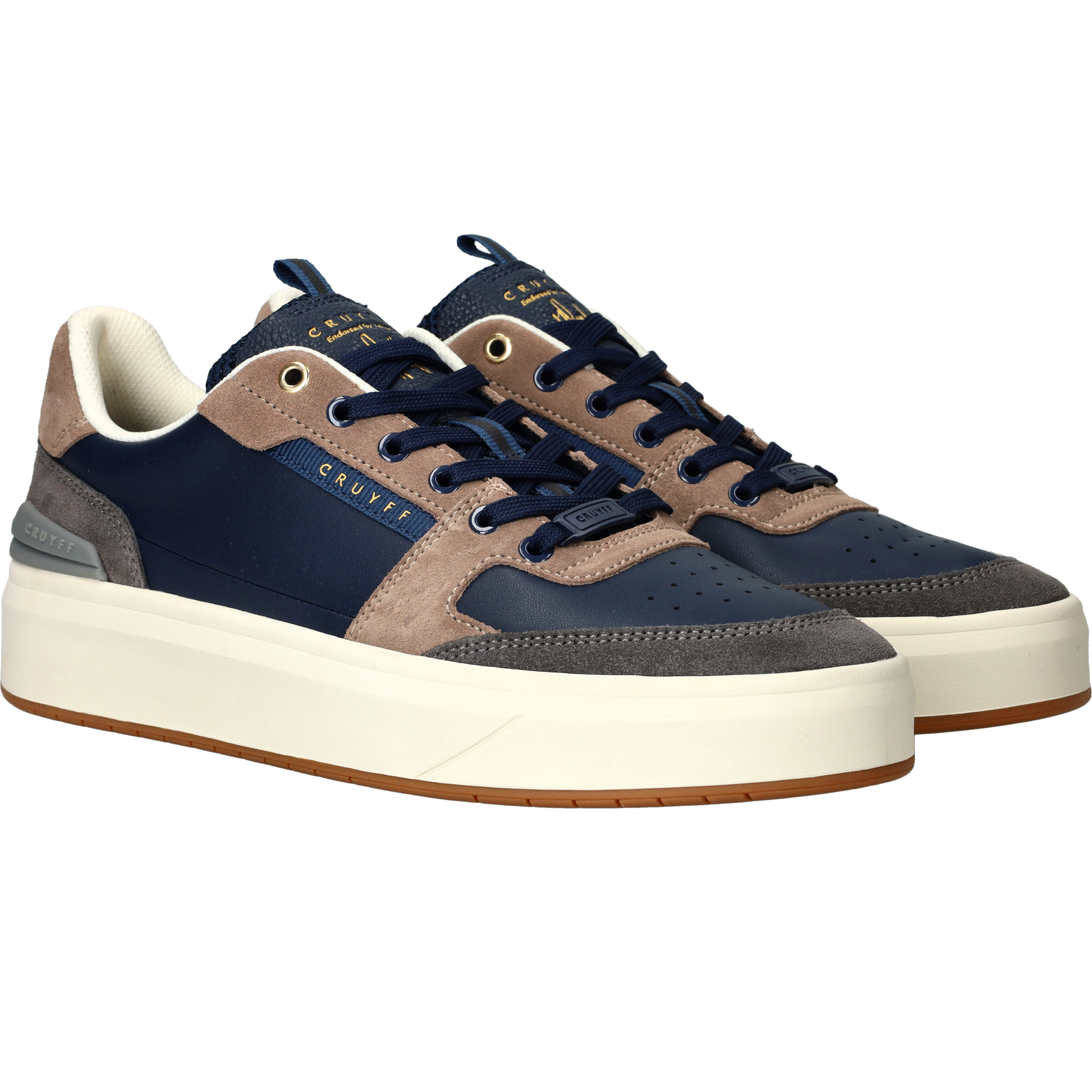 Cruyff Endorsed Tennis Sneakers Heren Blauw, sneaker voor heren – foto 2