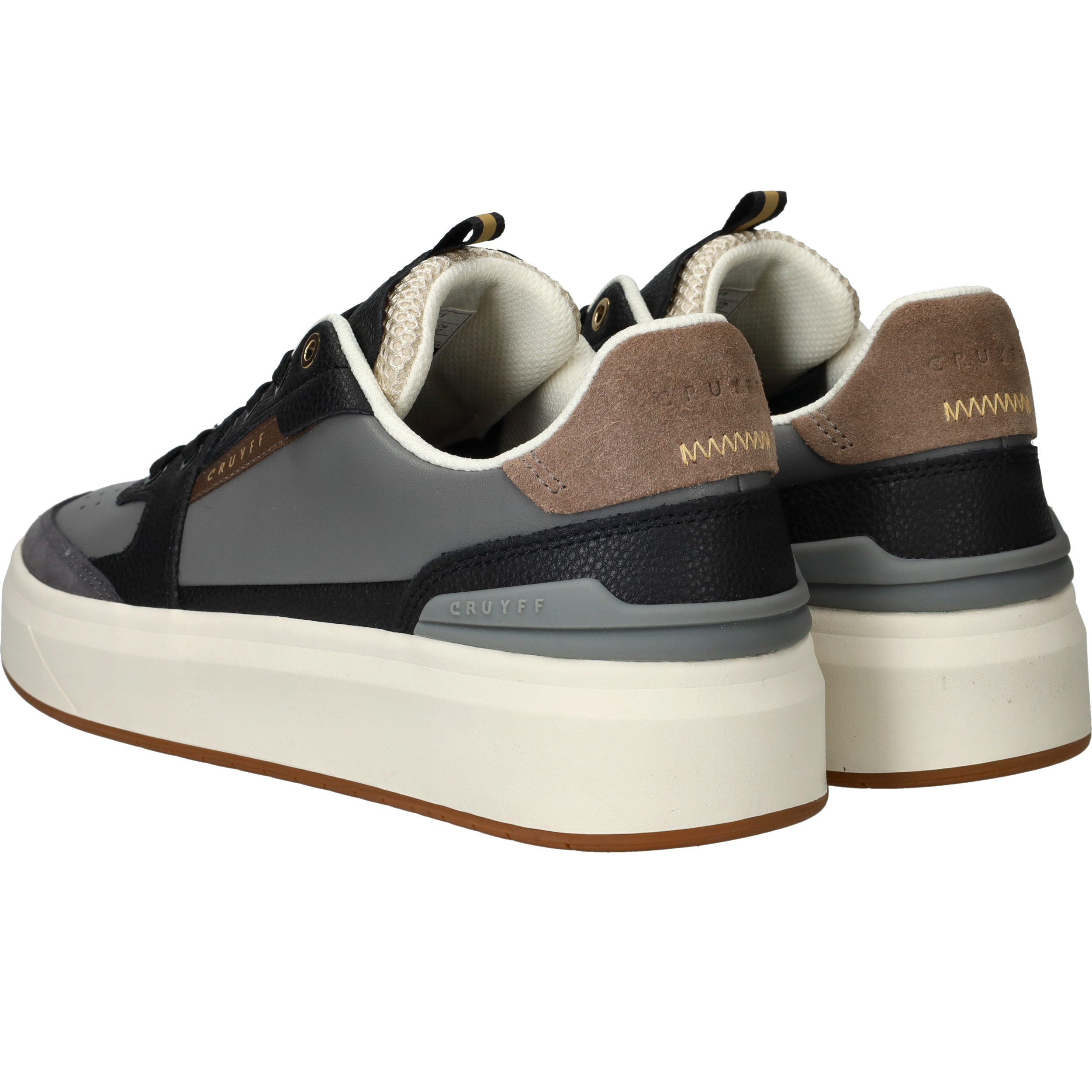 Cruyff Endorsed Tennis Veterschoenen Heren Grijs, veterschoen voor heren – foto 3