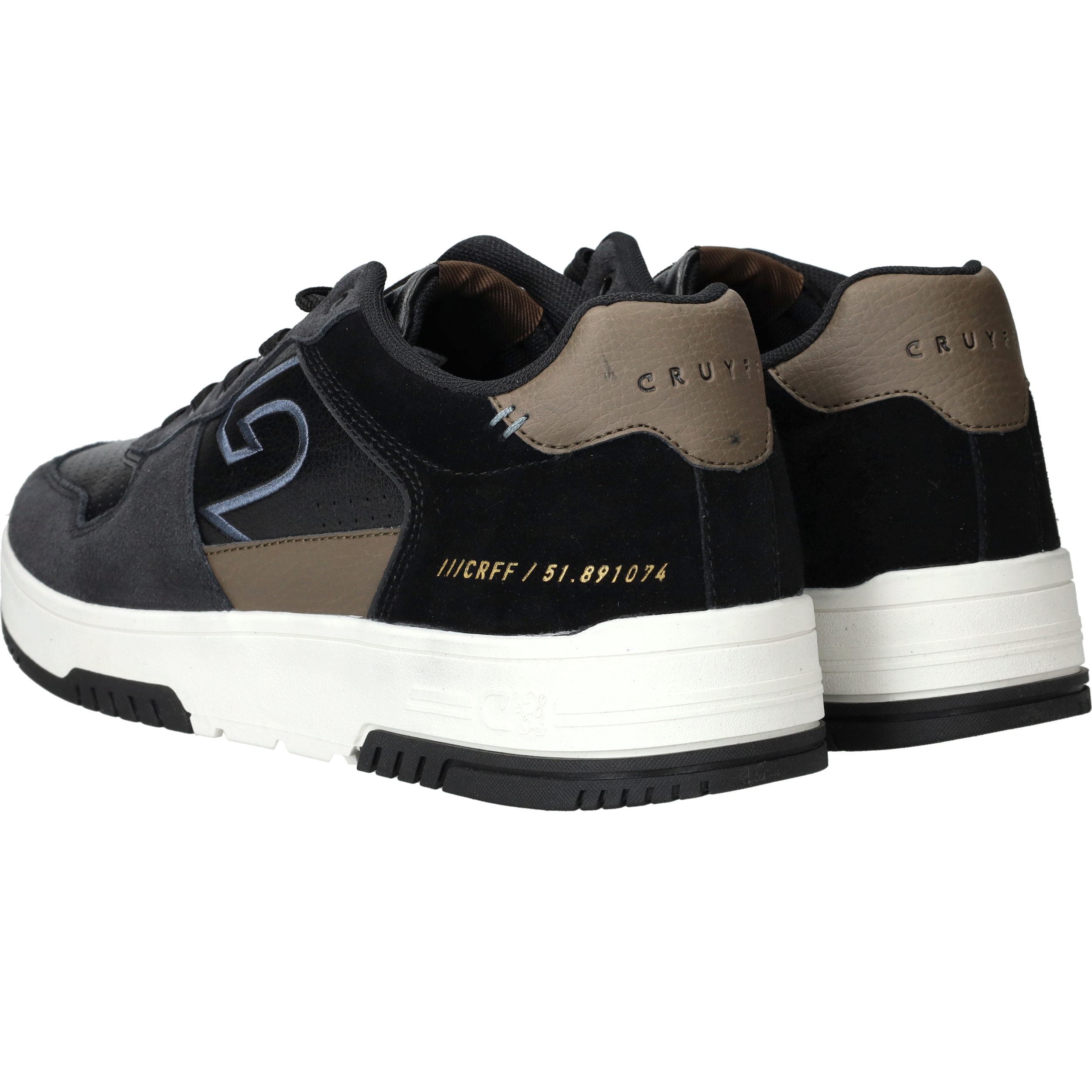 Cruyff Royal C+ Sneakers Heren Zwart, sneaker voor heren – foto 3