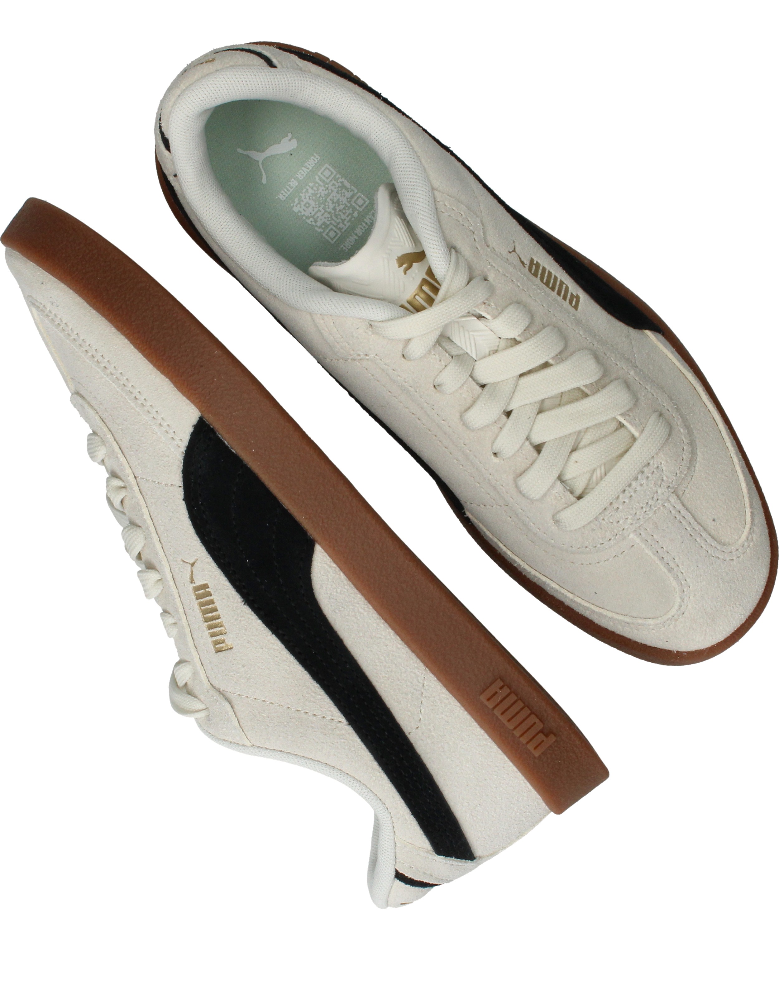 Puma Club II Era Suede Sneakers Dames Beige, sneaker voor dames – foto 4