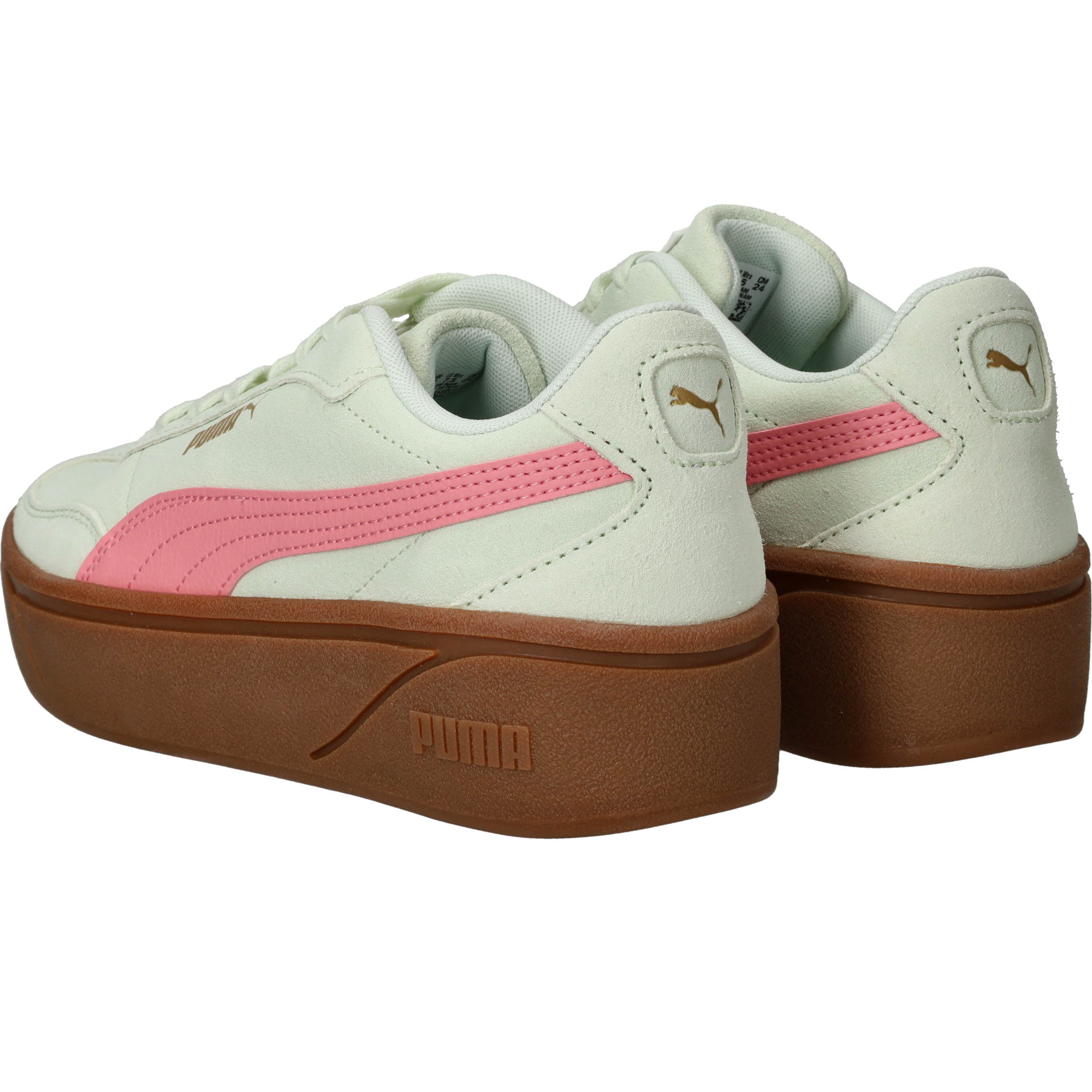 Puma Club II Era Suede Sneakers Dames Groen, sneaker voor dames – foto 3