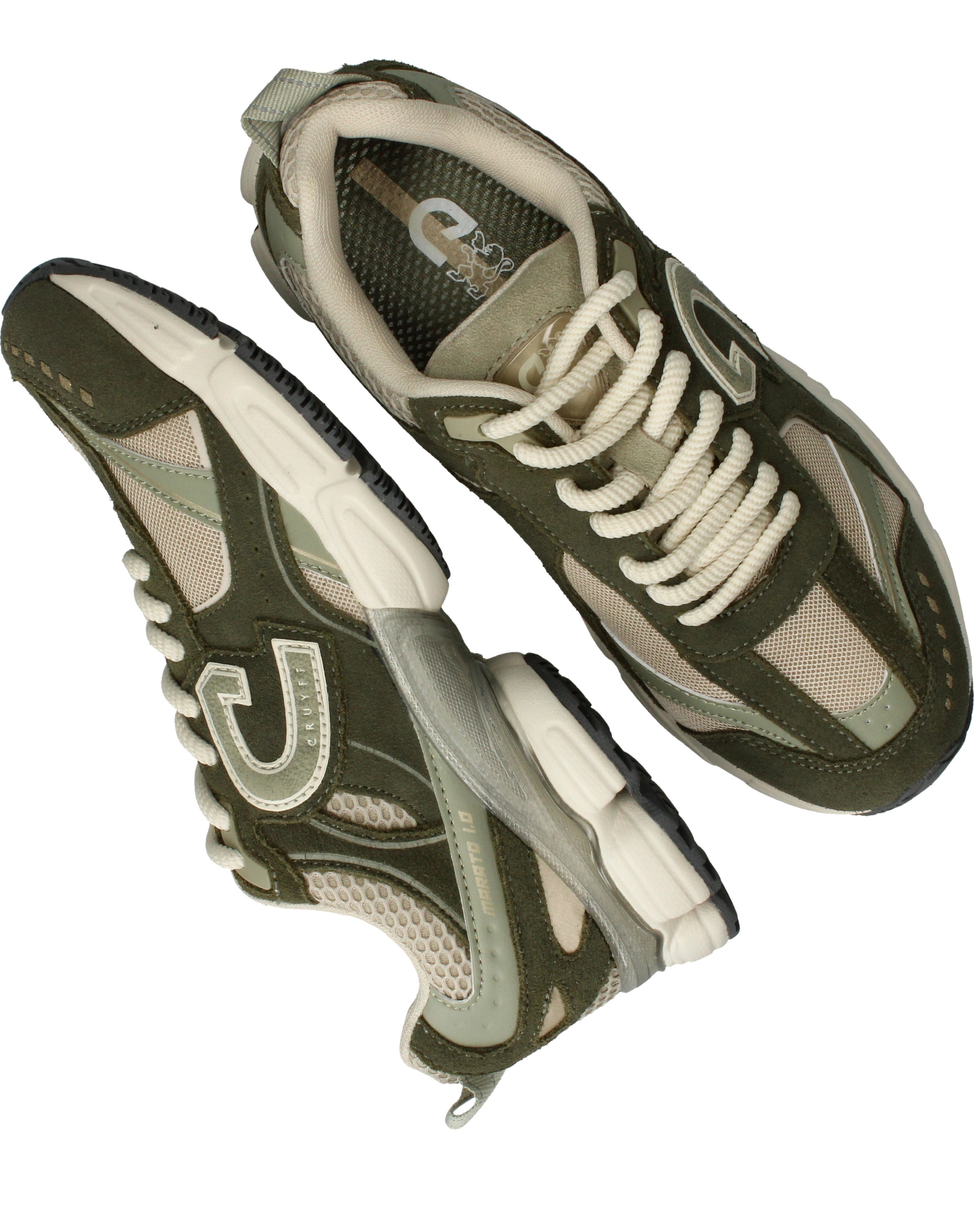 Cruyff Marato Runner Sneakers Dames Groen, sneaker voor dames – foto 4