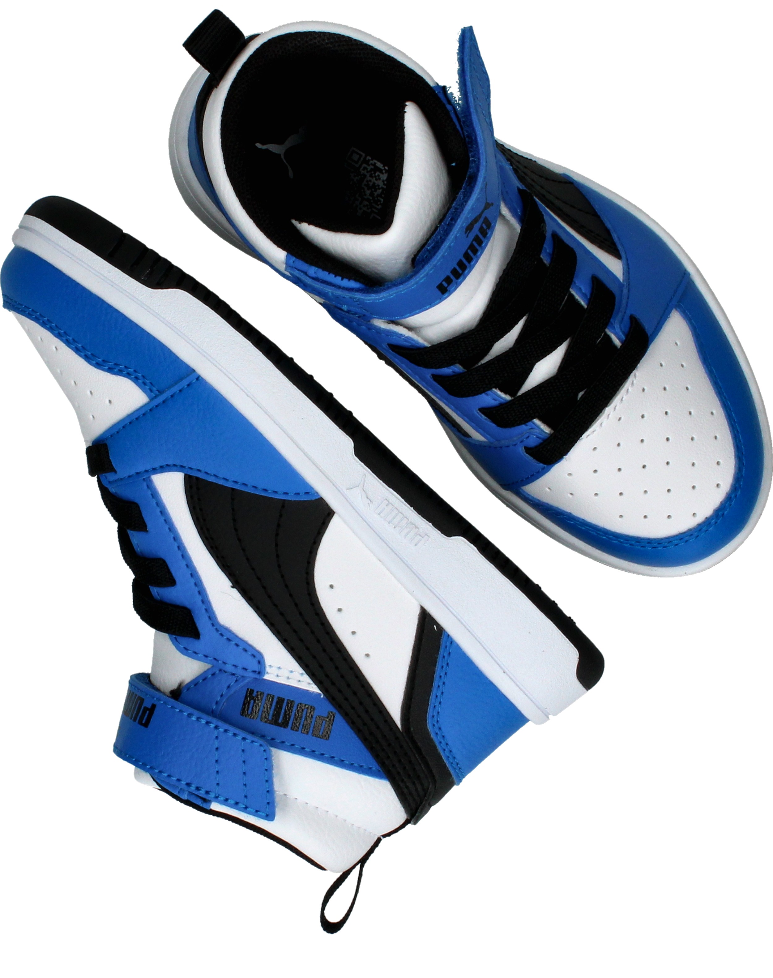 Puma Rebound V6 Mid Sneakers Jongens Blauw – foto 3