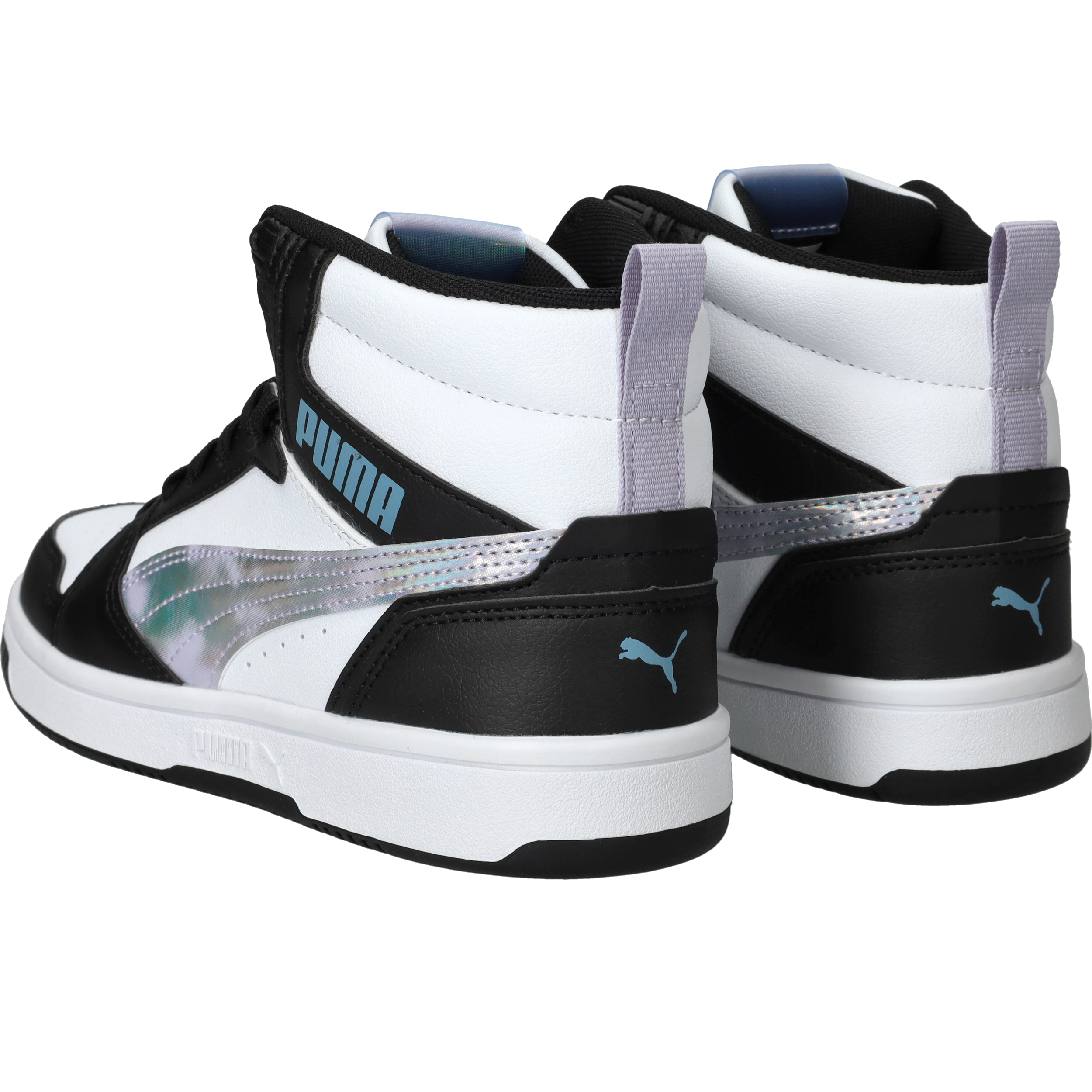 Puma Rebound V6 Mid Space Belle Sneakers Meisjes Zwart – foto 2