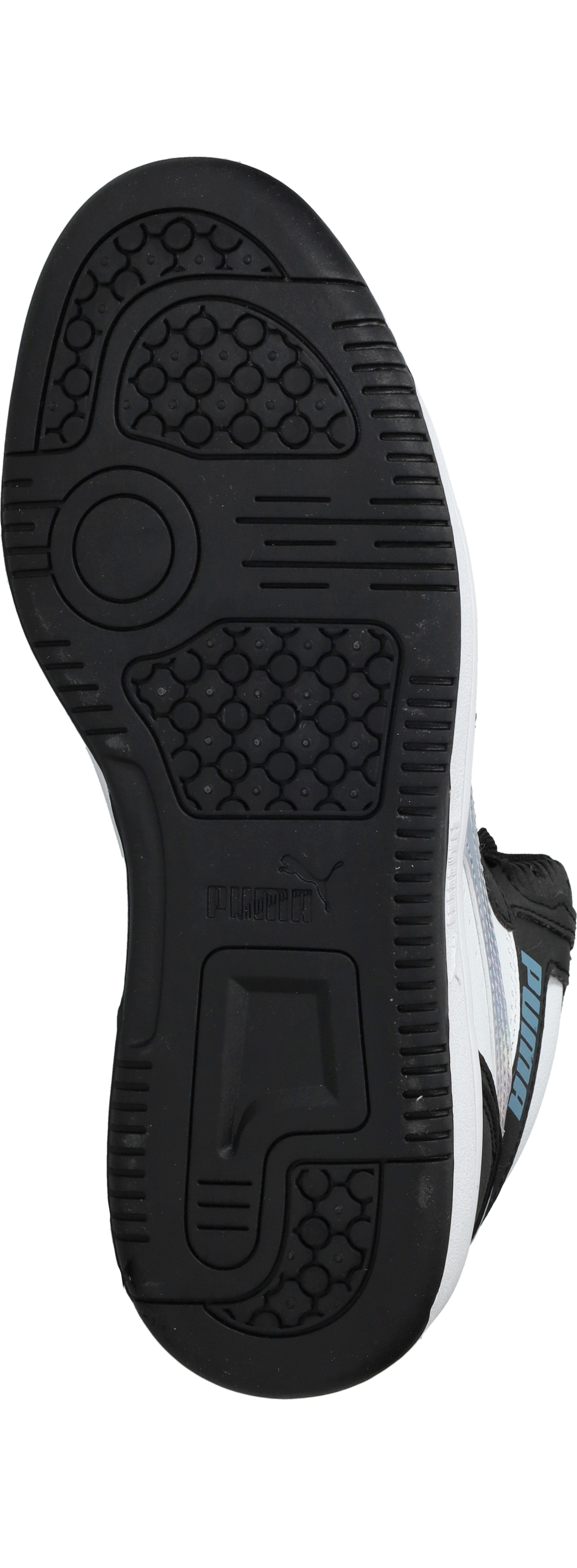 Puma Rebound V6 Mid Space Belle Sneakers Meisjes Zwart – foto 4