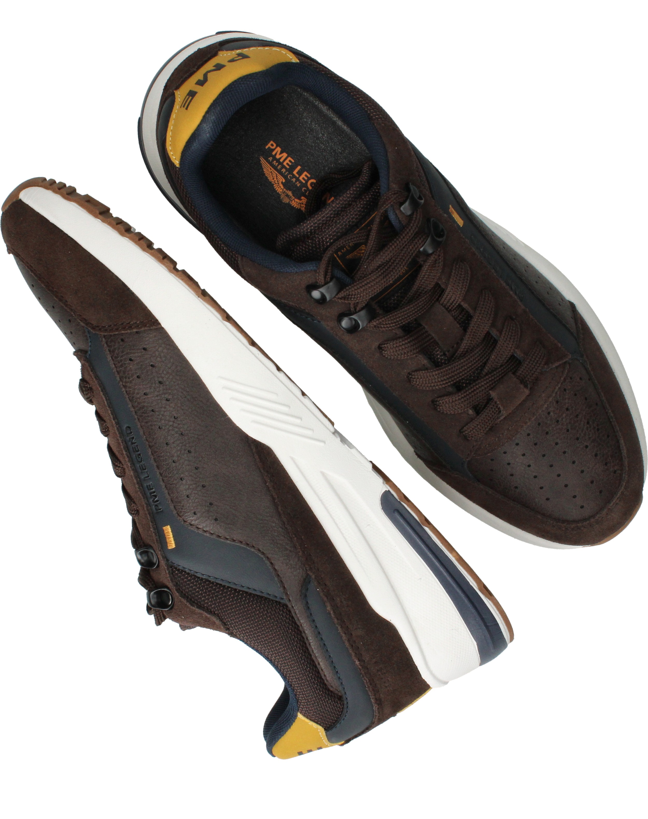 Pme Legend Noselifter Sneakers Bruin, sneaker voor unisex – foto 4