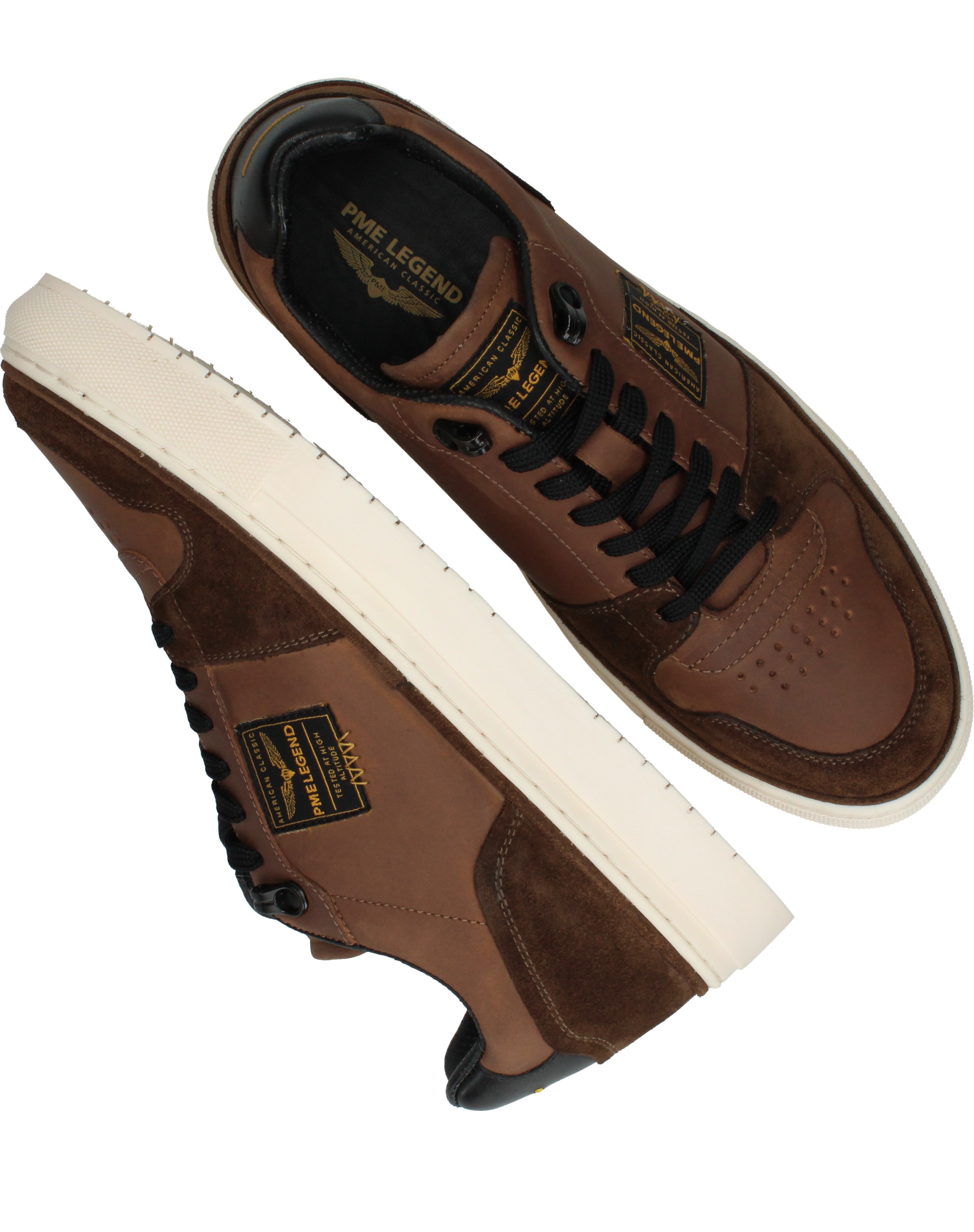 Pme Legend Avizer Sneakers Bruin, sneaker voor unisex – foto 4