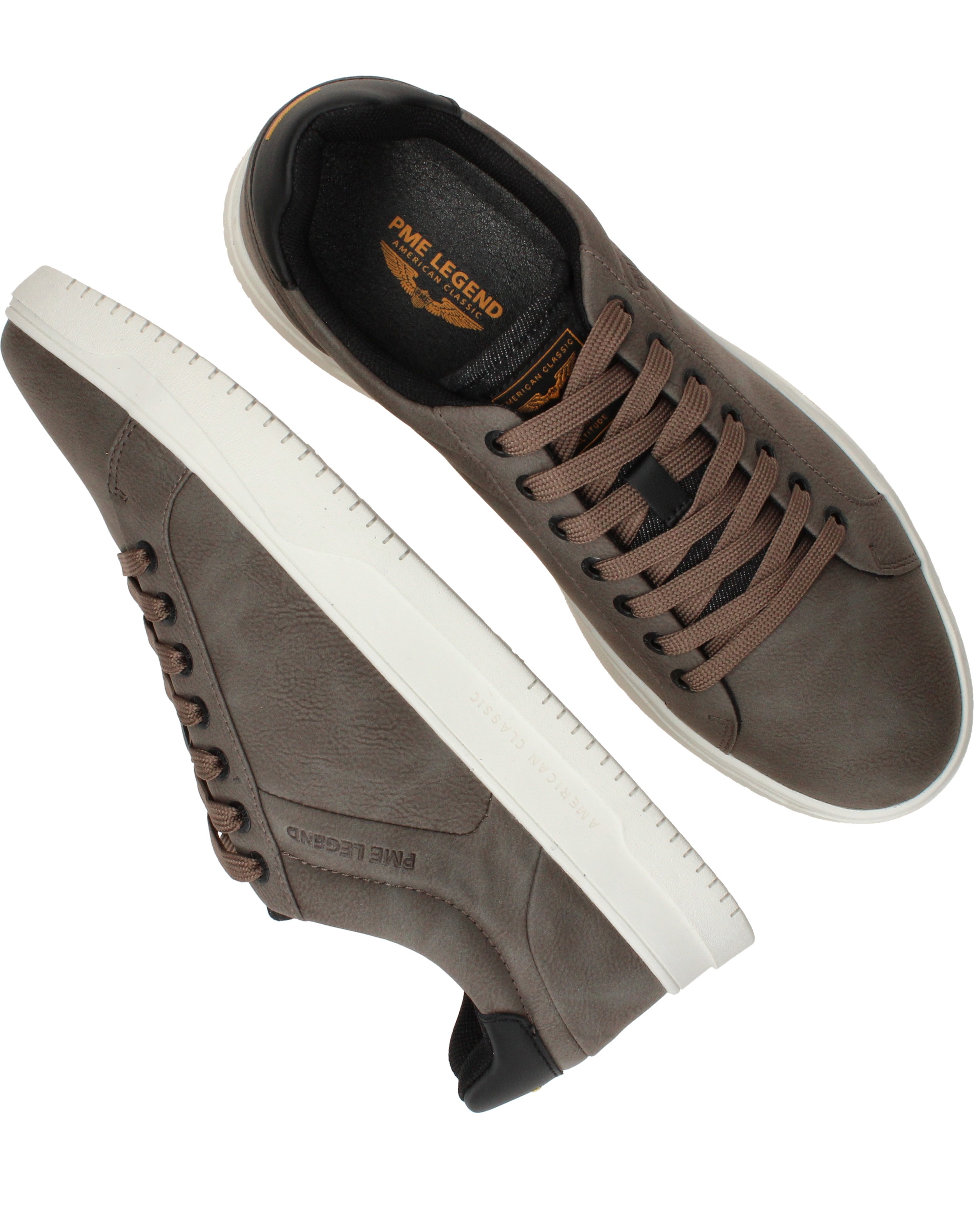 Pme Legend Lexicone Sneakers Heren Taupe, sneaker voor heren – foto 4