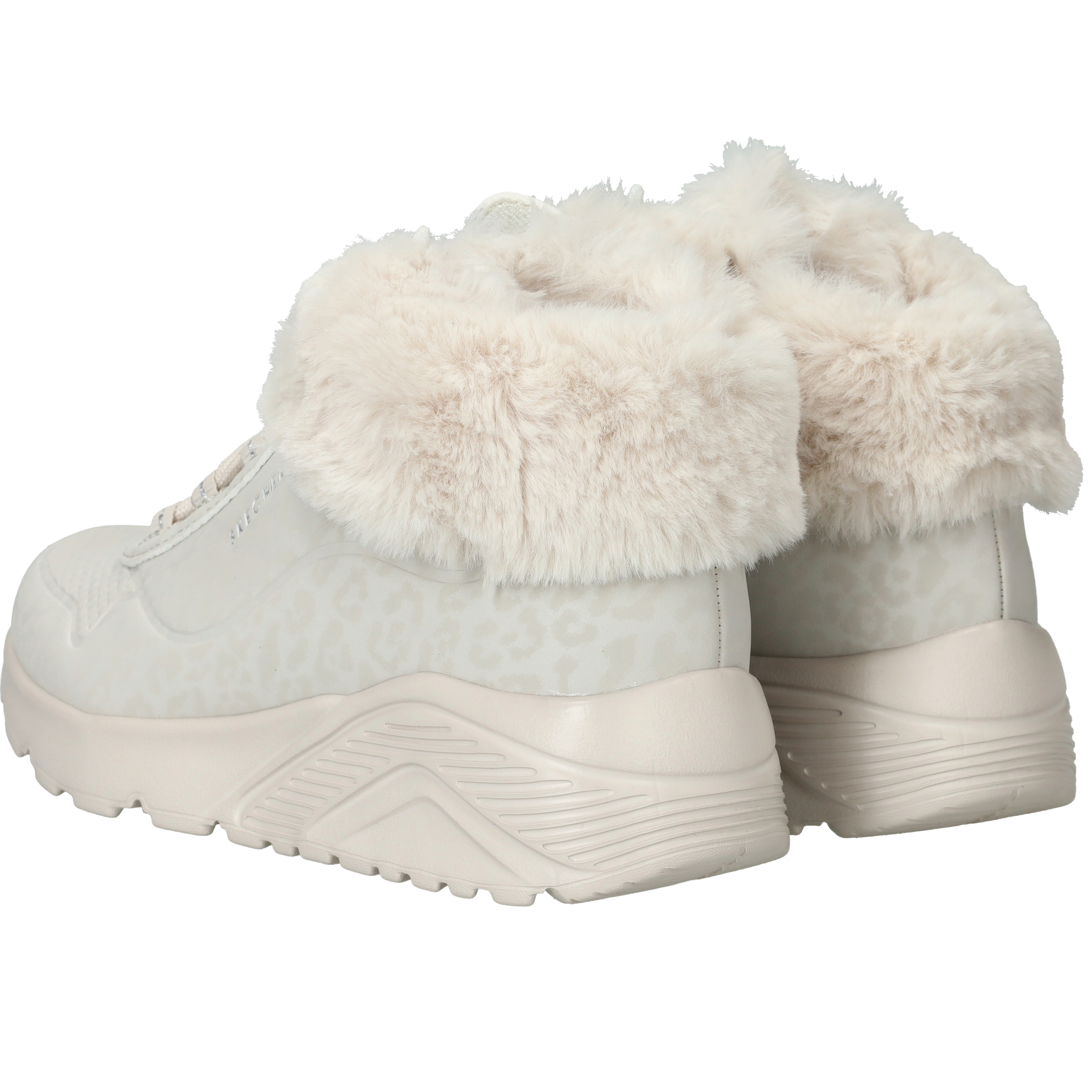 Skechers Uno Lite Veterboots Dames Beige, veterboot voor dames – foto 3