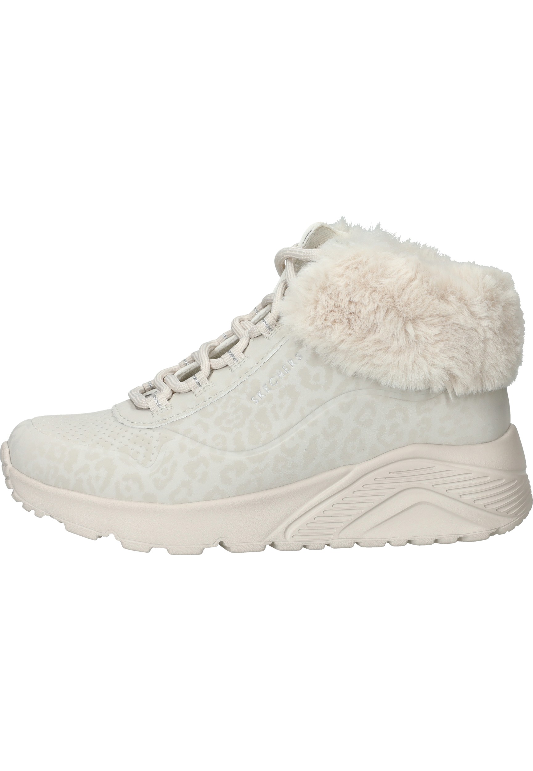 Skechers Uno Lite Veterboots Dames Beige – foto 6 van 6
