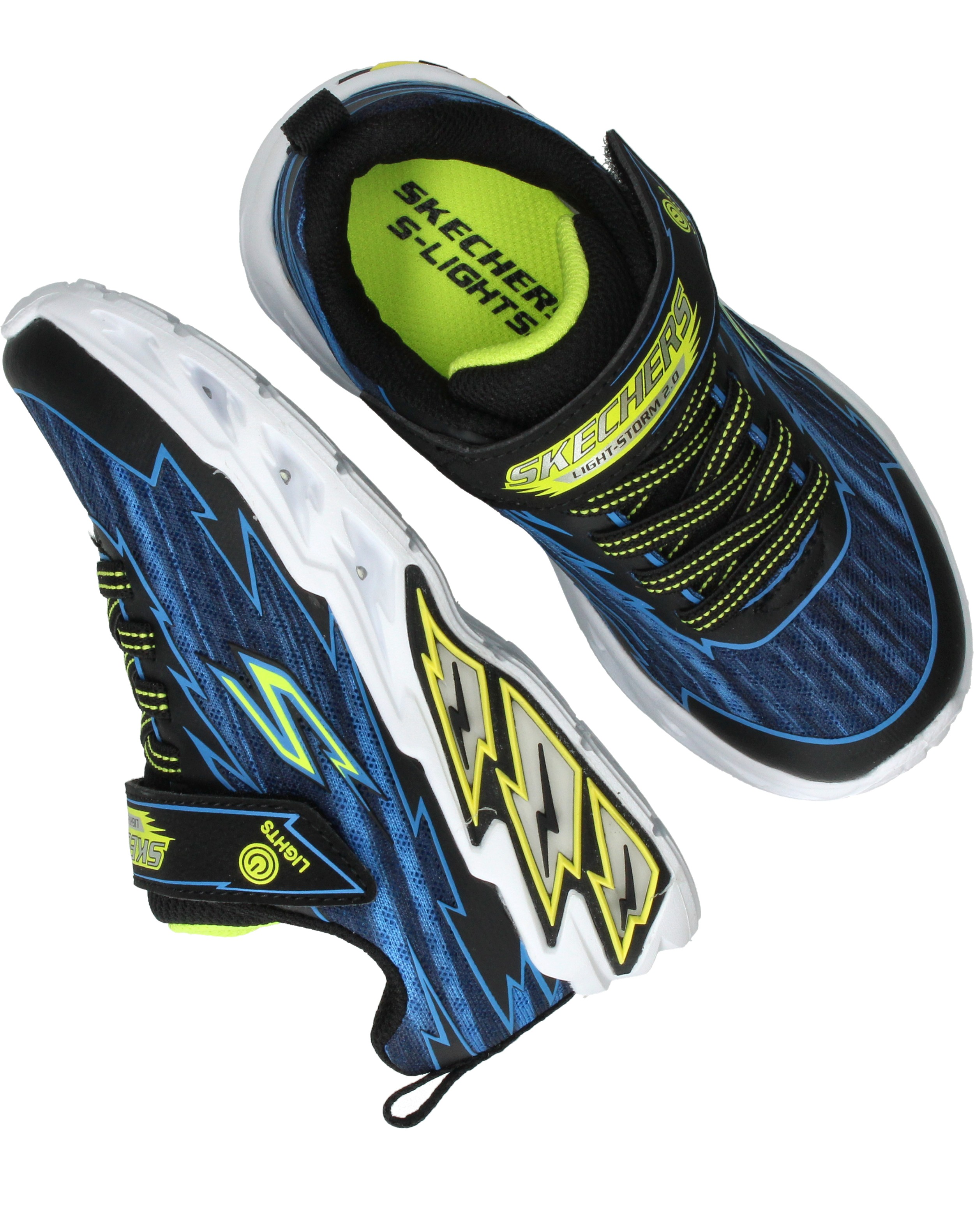 Skechers S-Light Storm 2.0 Sneakers Jongens Blauw, sneaker voor jongens – foto 4