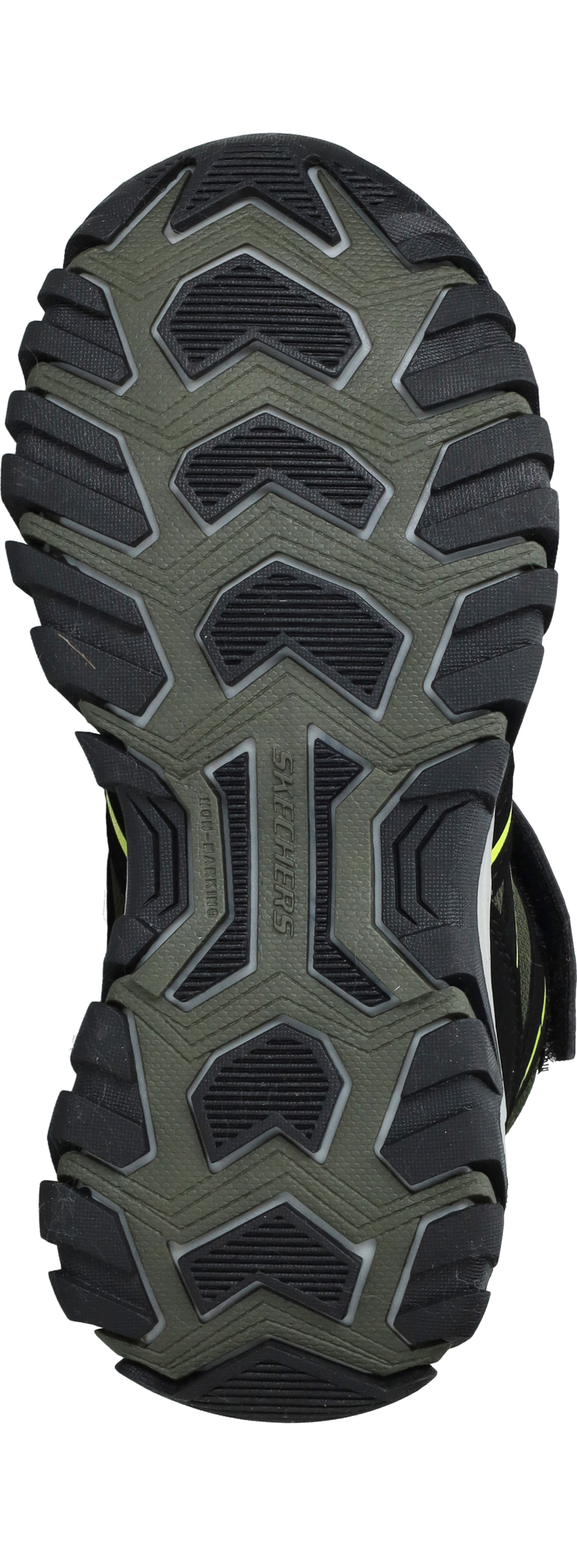 Skechers Rugged Ranger - Storm Trail Jongens Sneakers - Zwart/Groen - Maat 27