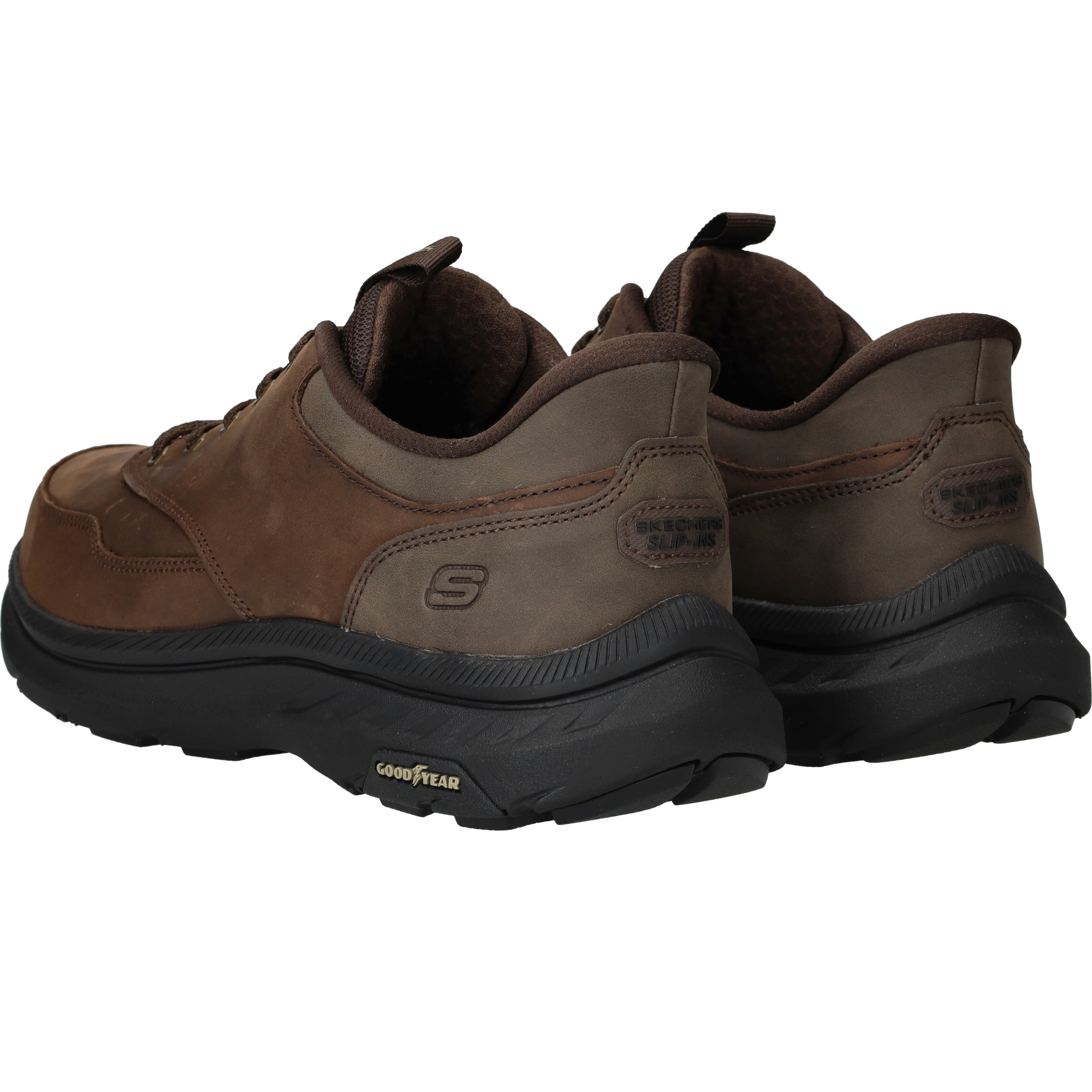 Skechers Slip-Ins Pollard Brax Instappers Heren Bruin, instapper voor heren – foto 3