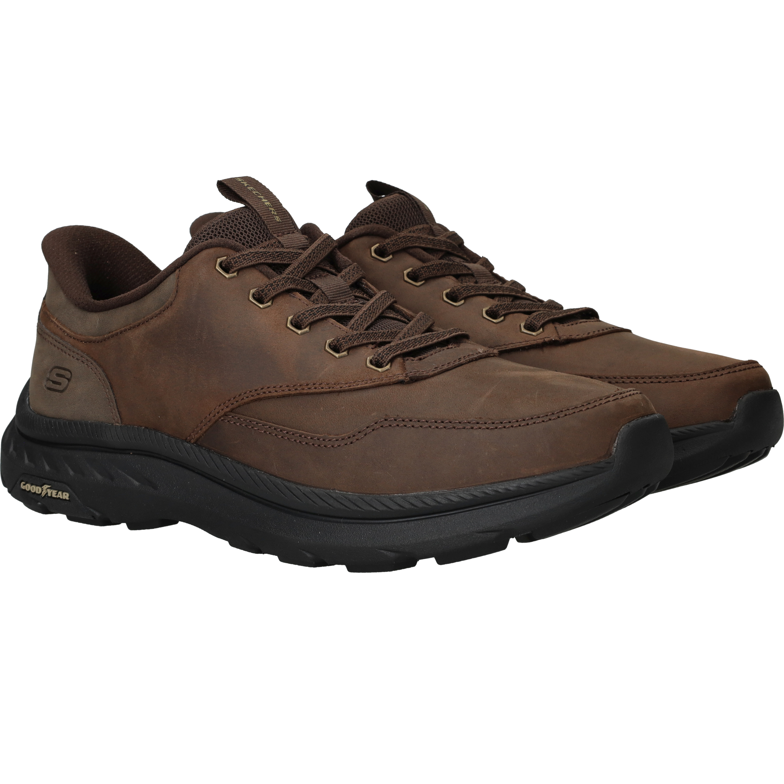 Skechers Slip-Ins Pollard Brax Instappers Heren Bruin, instapper voor heren – foto 2