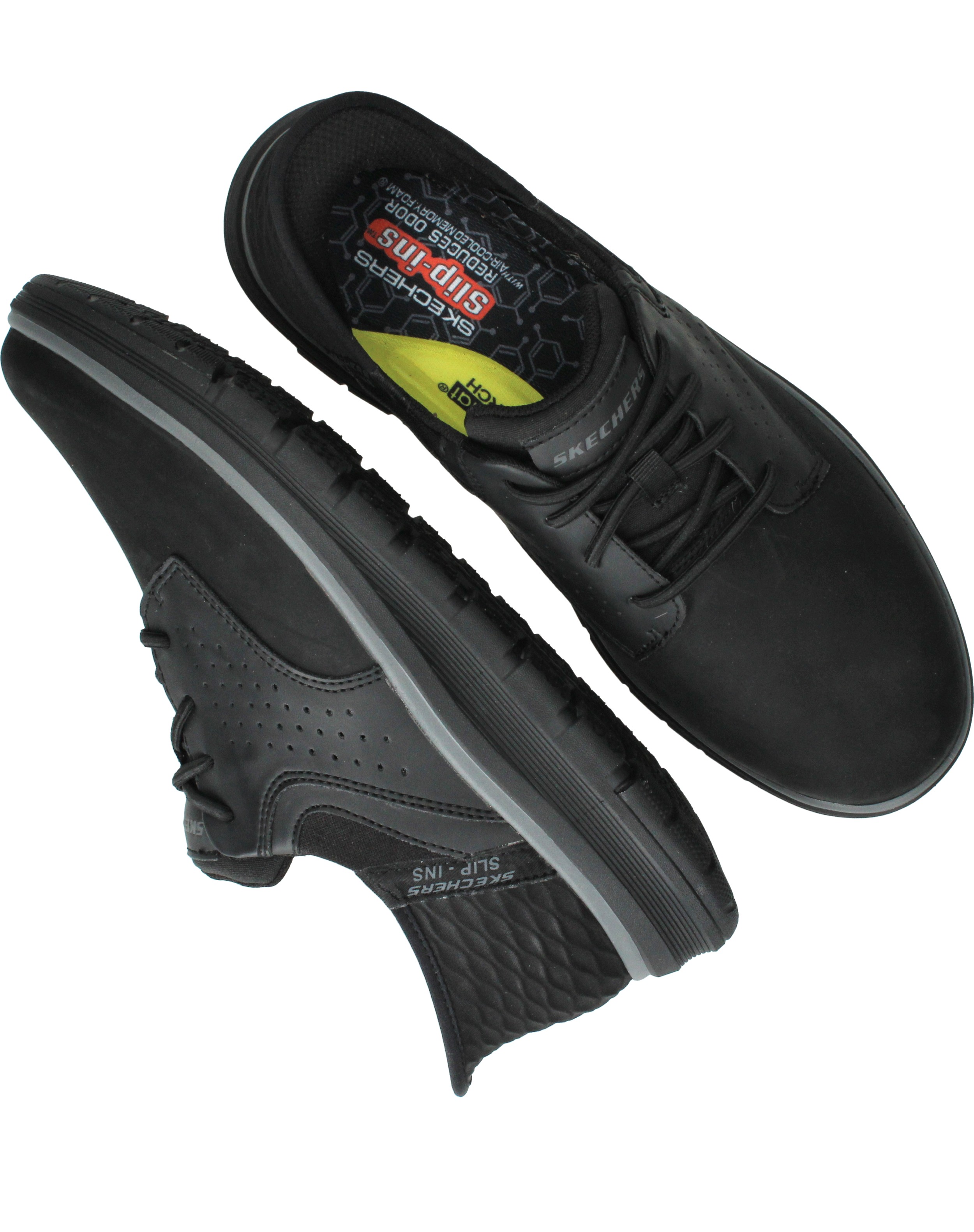 Skechers Slip-Ins Orell Yates Instappers Heren Zwart, instapper voor heren – foto 4