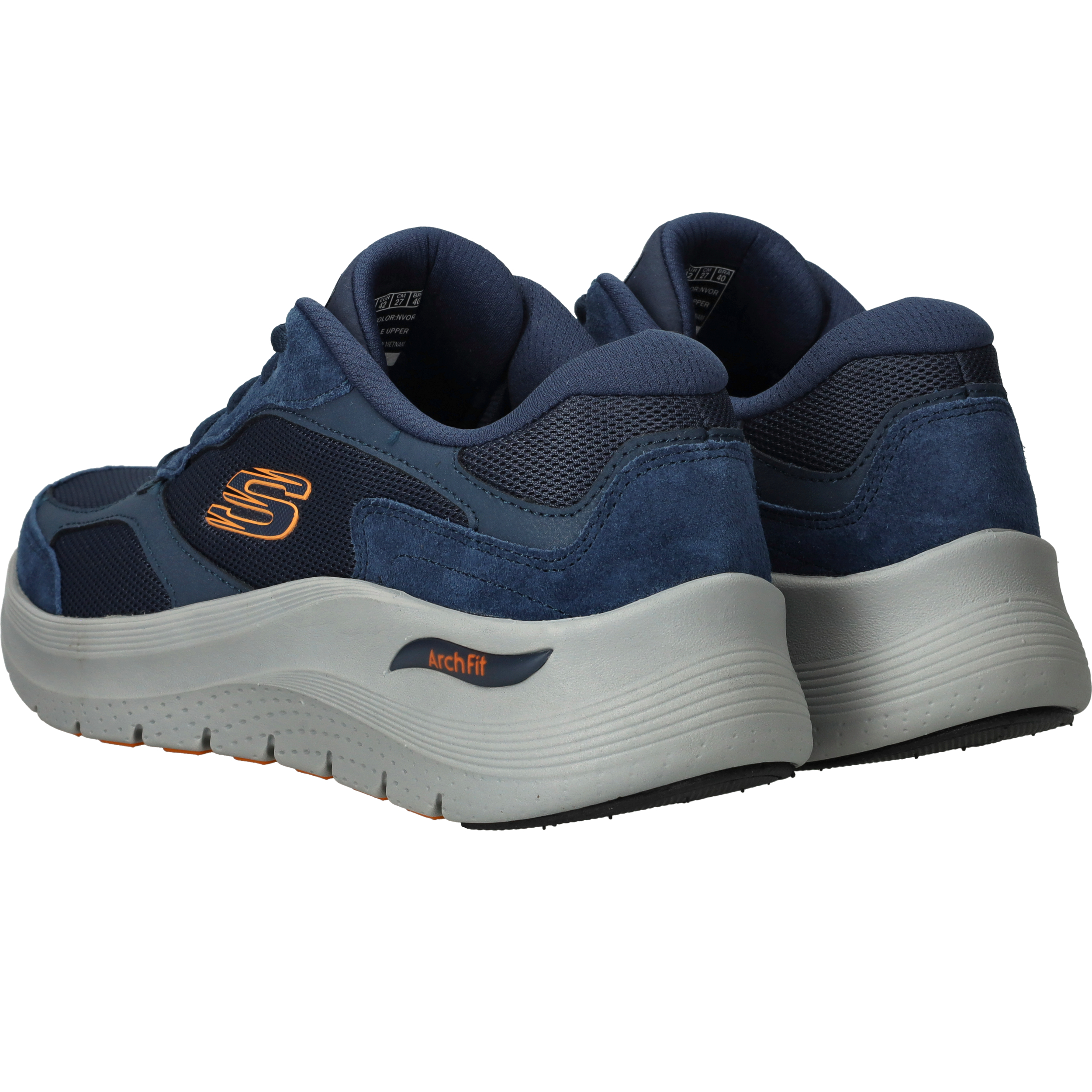 Skechers Arch Fit 2.0 The Keep Sneakers Heren Blauw, sneaker voor heren – foto 3
