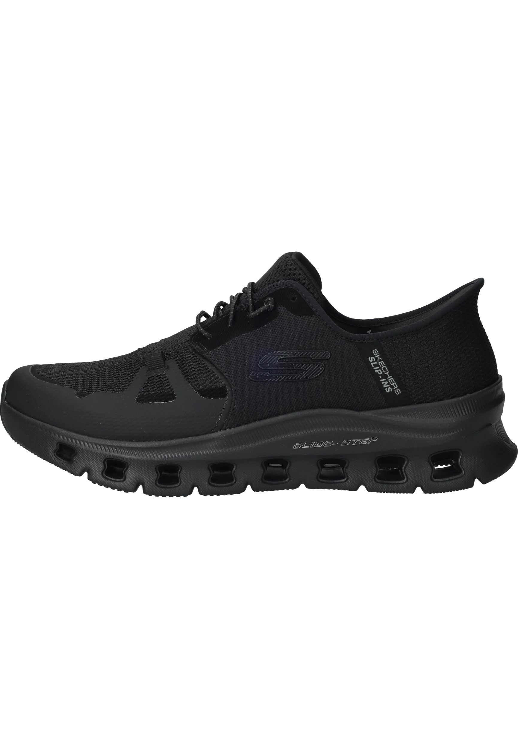 Skechers Hands Free Slip-Ins Glide Step Pro heren sneaker - Zwart zwart - Maat 48,5