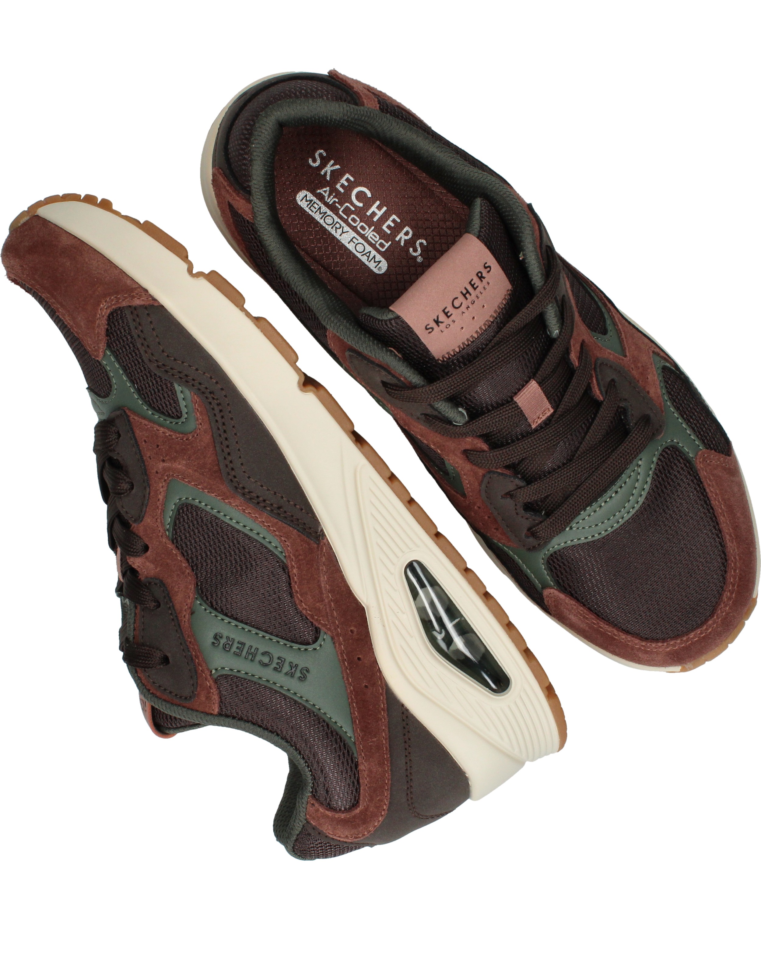 Skechers Uno Sneakers Bruin, sneaker voor unisex – foto 4