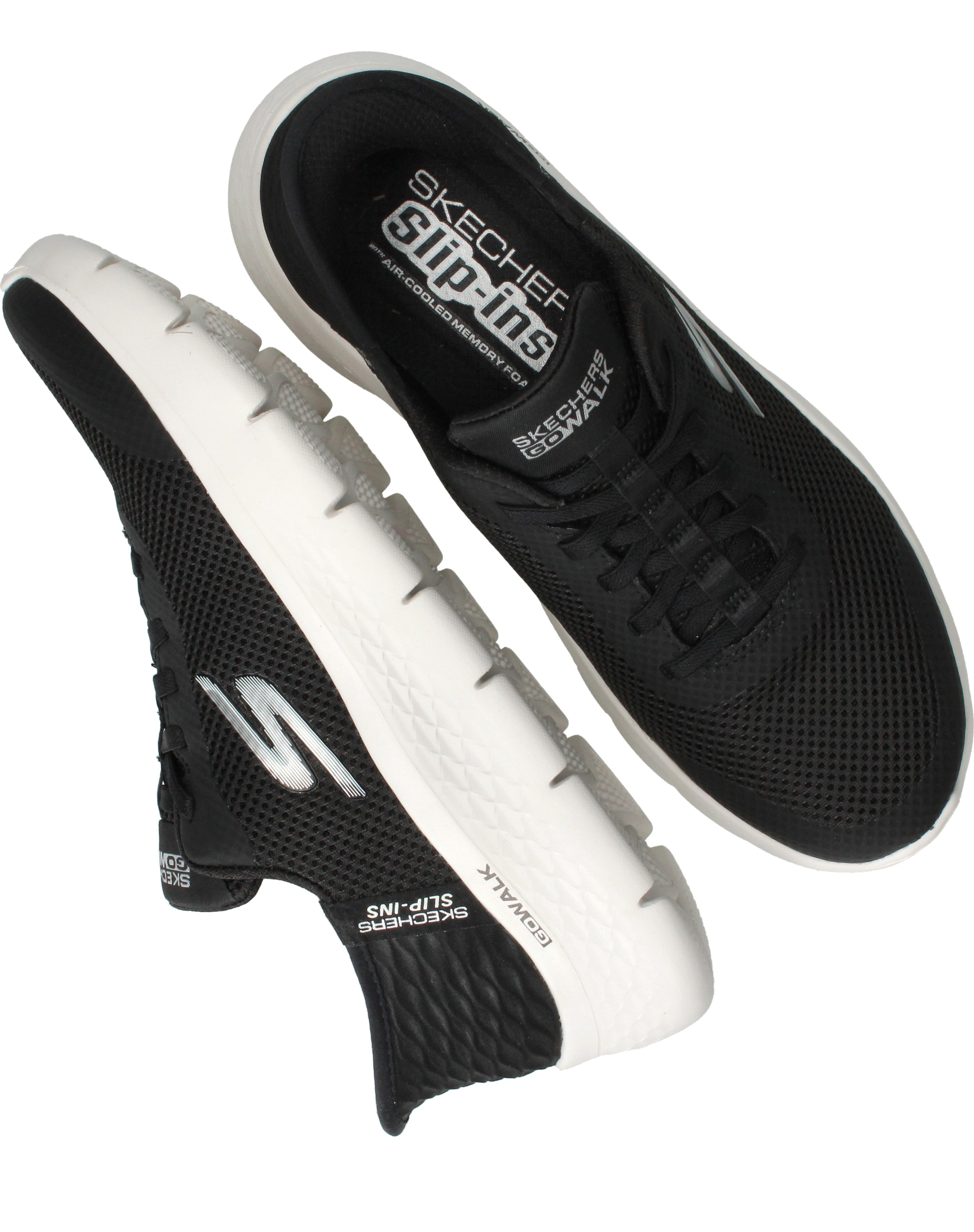 skechers flex air cooled memory foam slip on