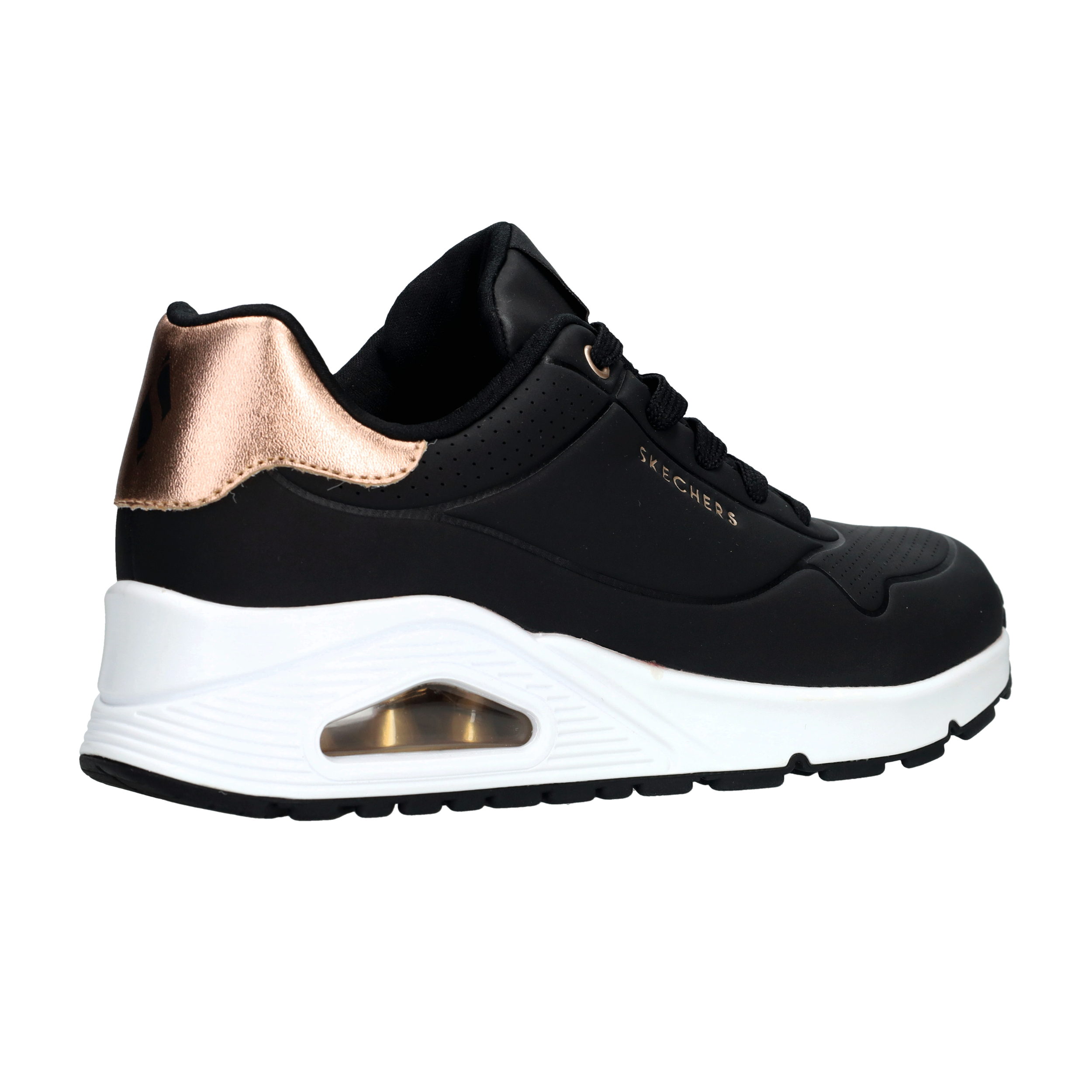 skechers air element black rose gold