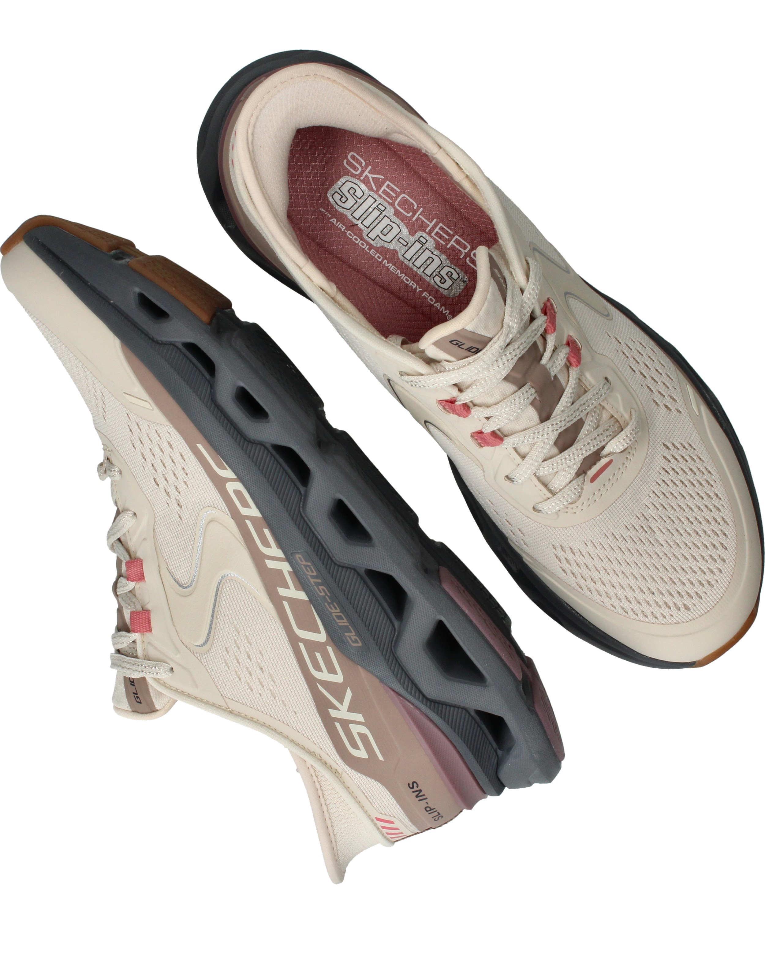 Skechers Slip-Ins Glide-Step Altus Sneakers Dames Beige, sneaker voor dames – foto 4
