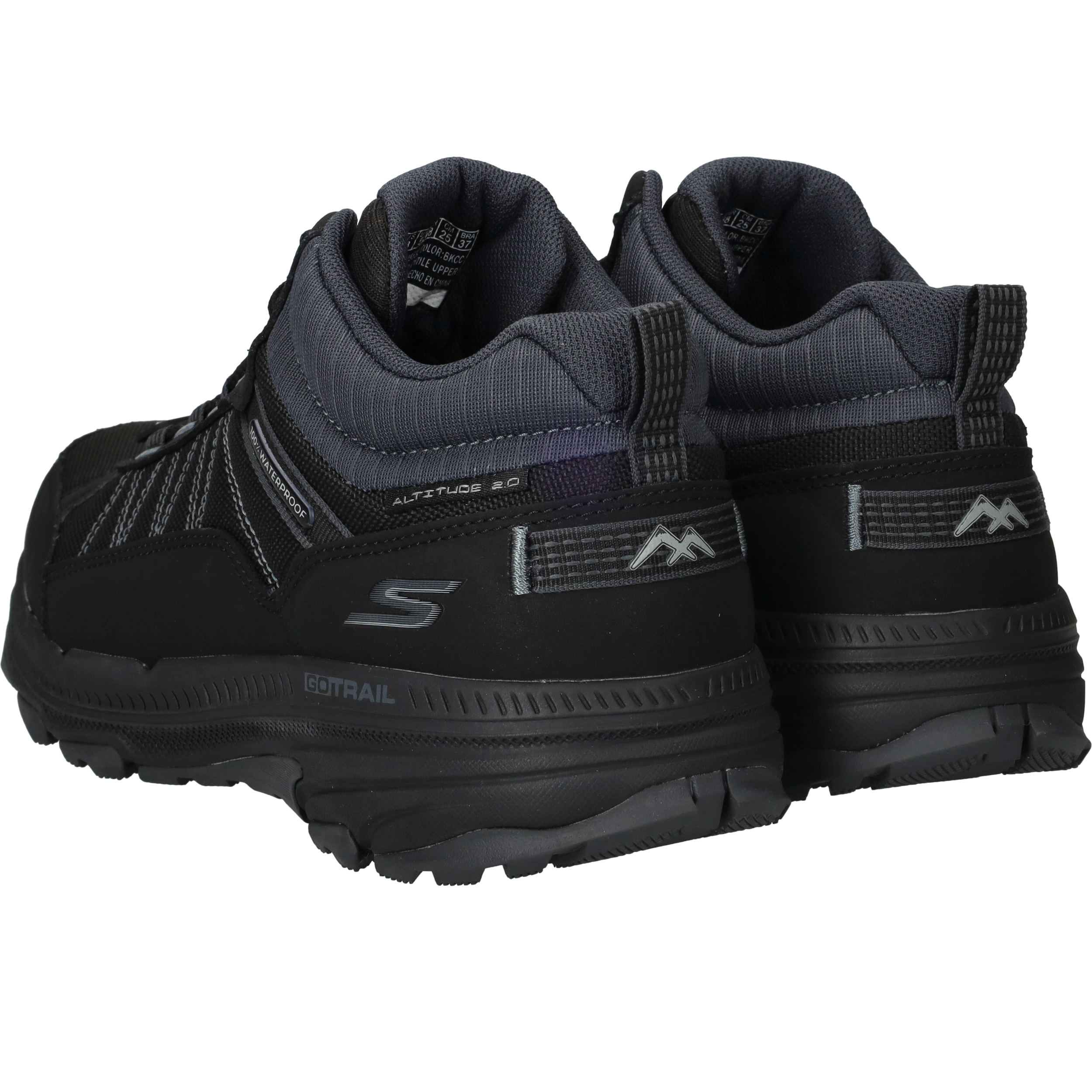 Skechers Waterproof Go Run Trail Altitude Wandelschoenen Dames Zwart, wandelschoen voor dames – foto 3