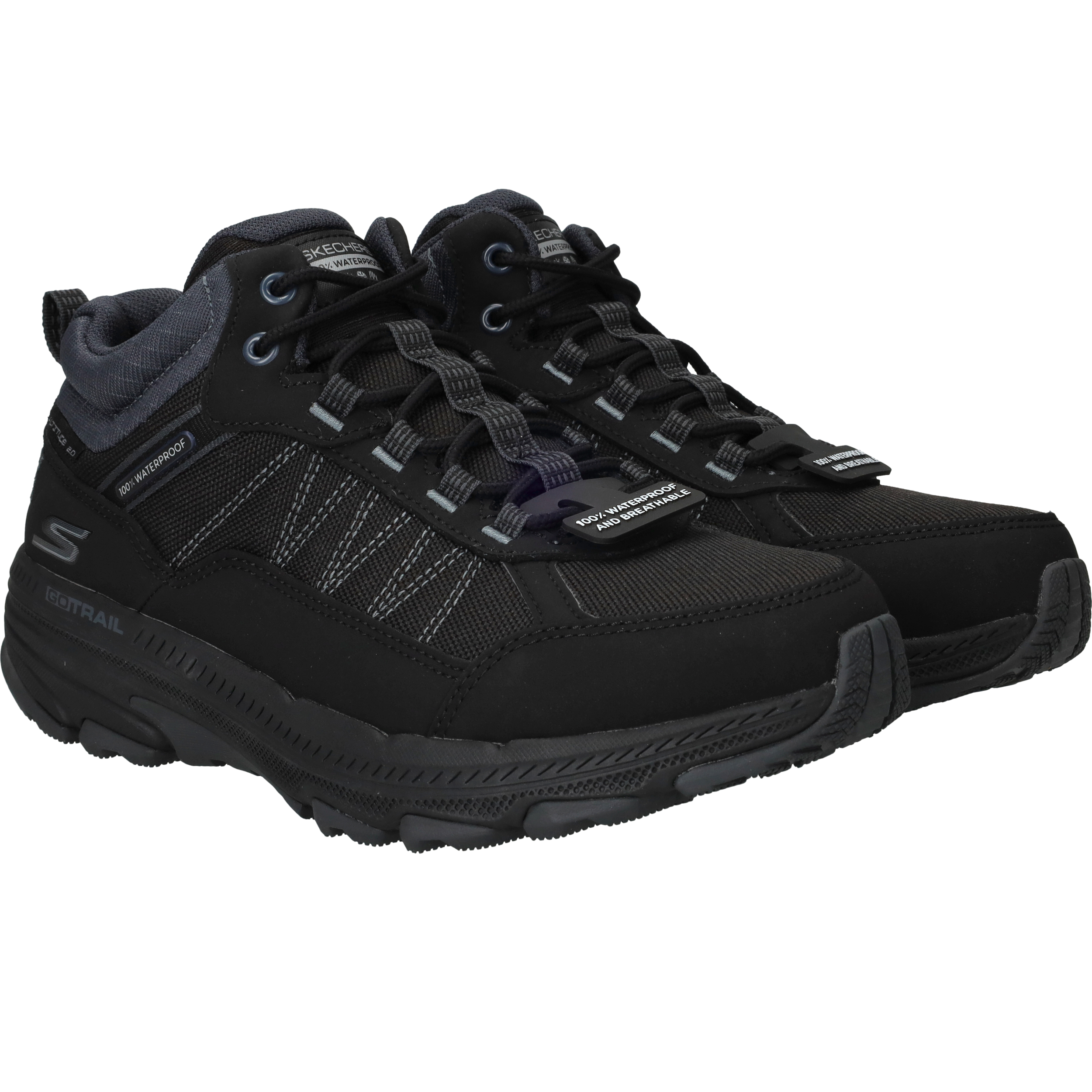 Skechers Waterproof Go Run Trail Altitude Wandelschoenen Dames Zwart, wandelschoen voor dames – foto 2