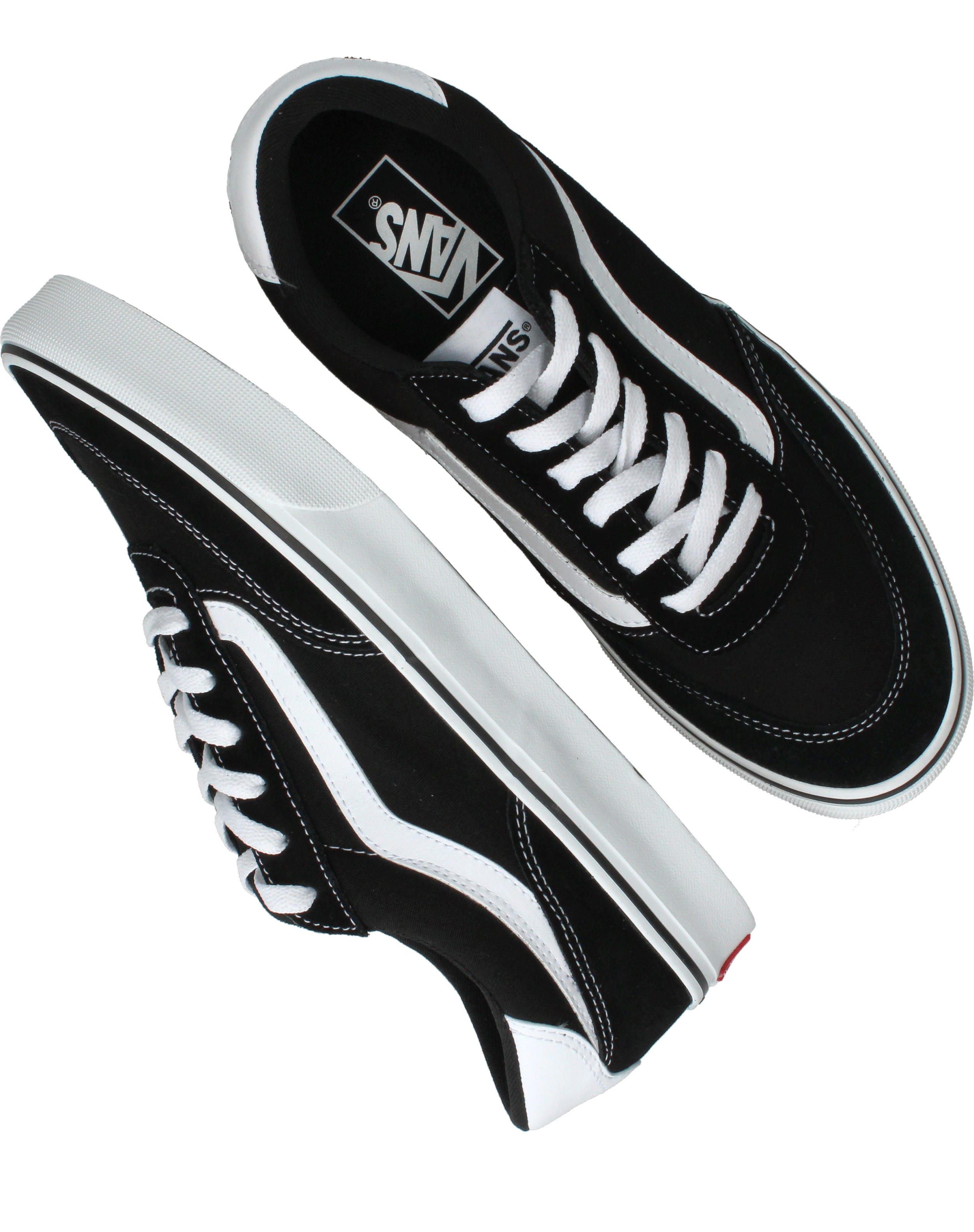 Vans Brooklyn Sneakers Jongens Zwart, sneaker voor jongens – foto 4