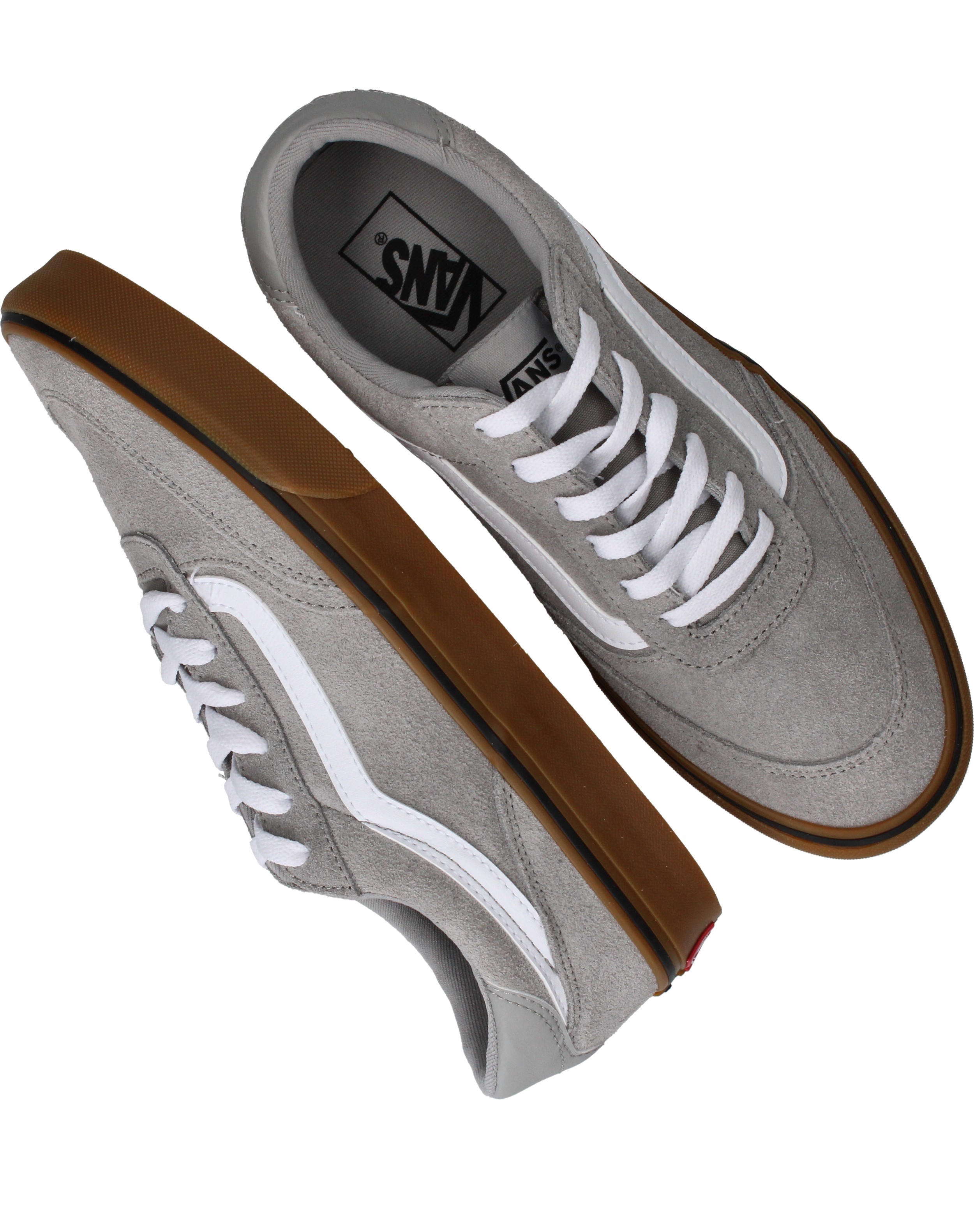 Vans Brooklyn Sneakers Heren Grijs, sneaker voor heren – foto 4