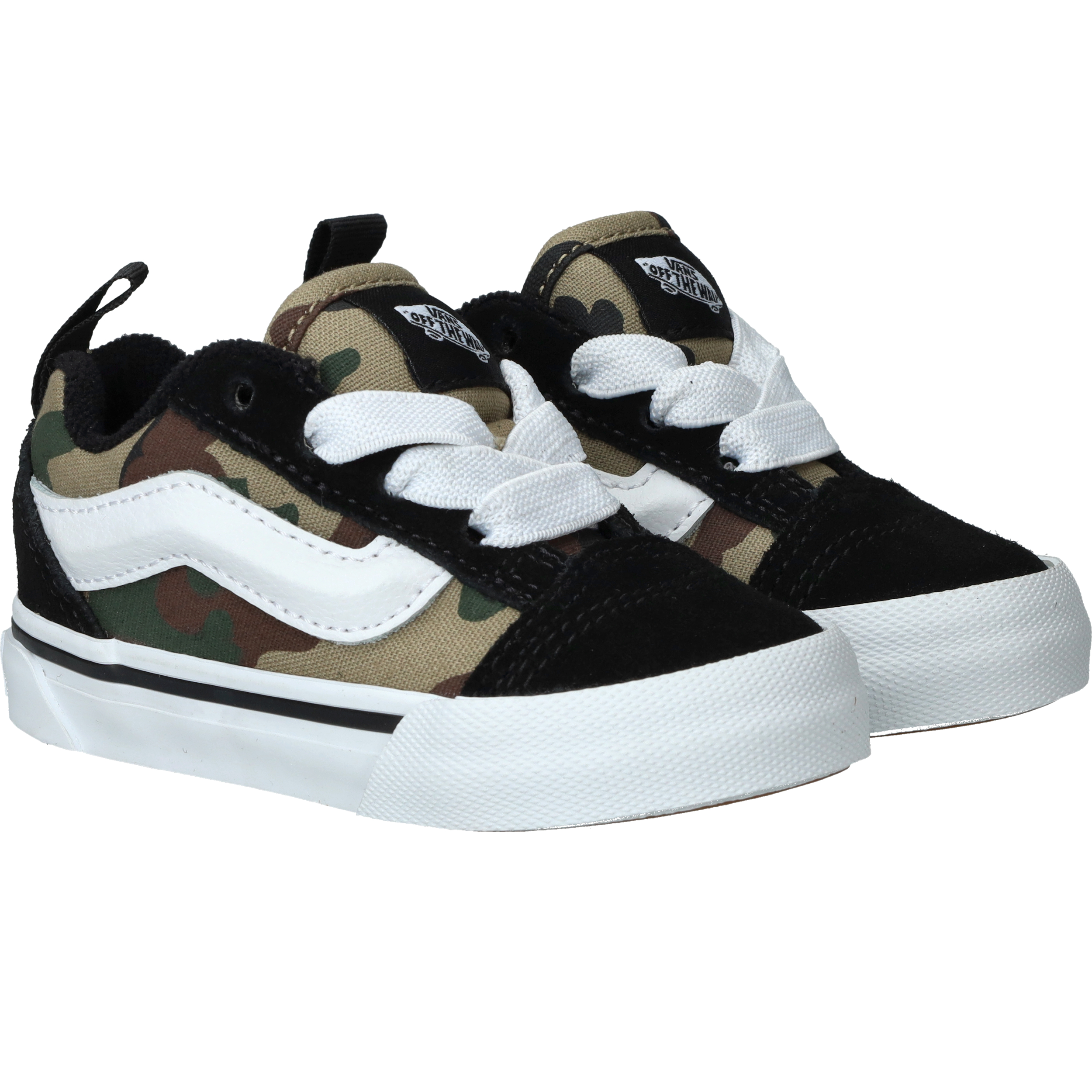 Vans Knu Skool Elastic Lace Sneakers Jongens Groen