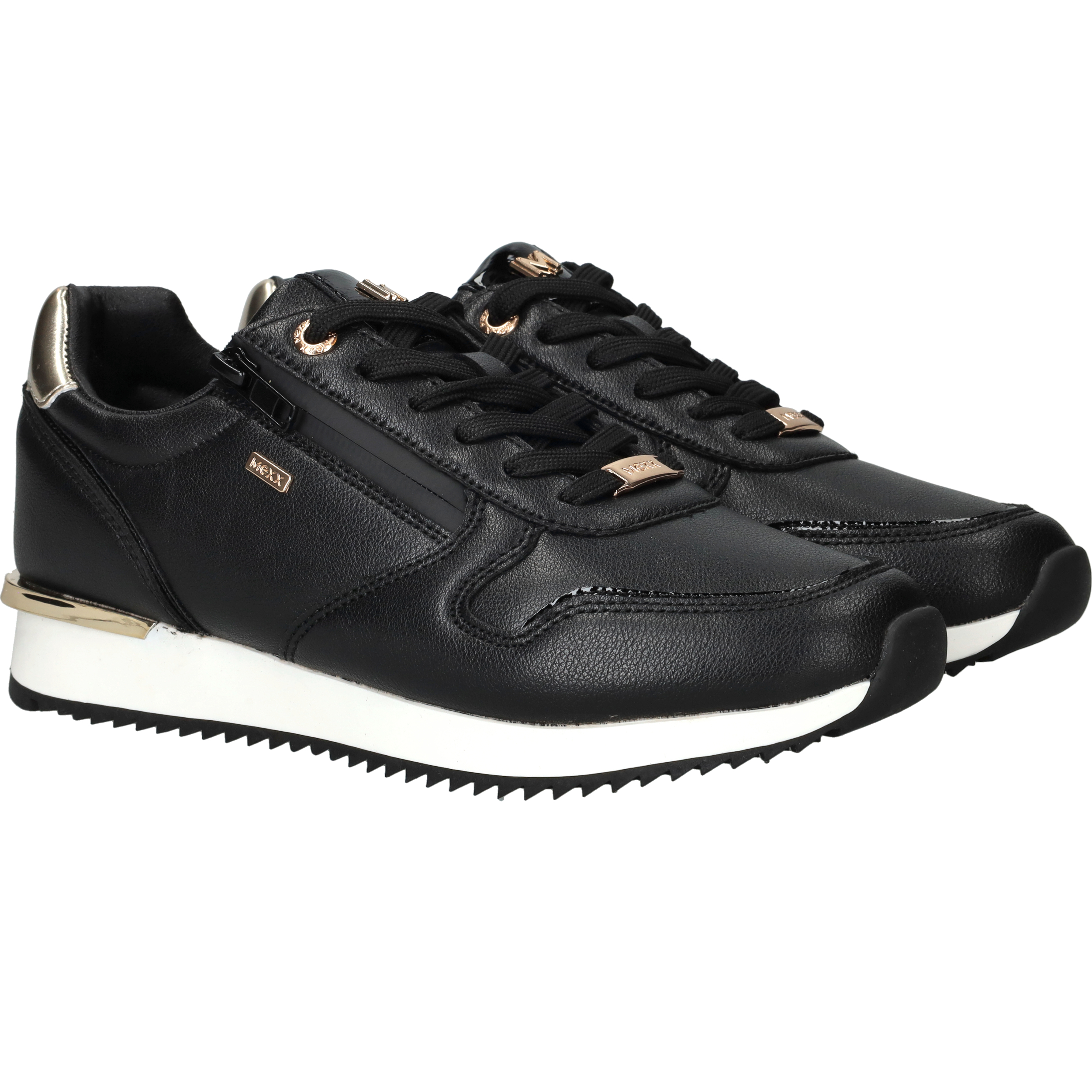 Mexx Mana Kitch Sneakers Dames Zwart, sneaker voor dames – foto 2