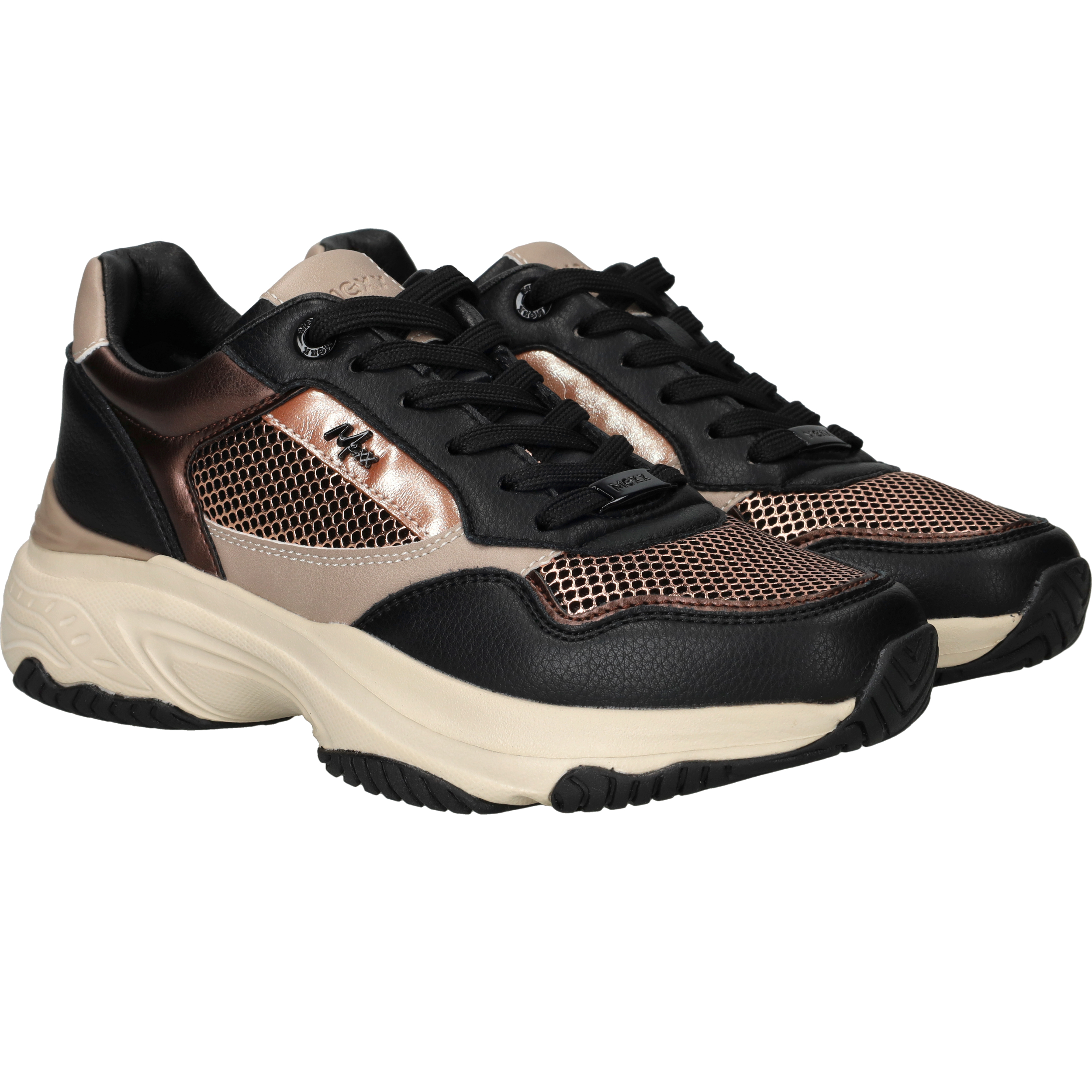 Mexx Radja Pax Sneakers Dames Zwart, sneaker voor dames – foto 2