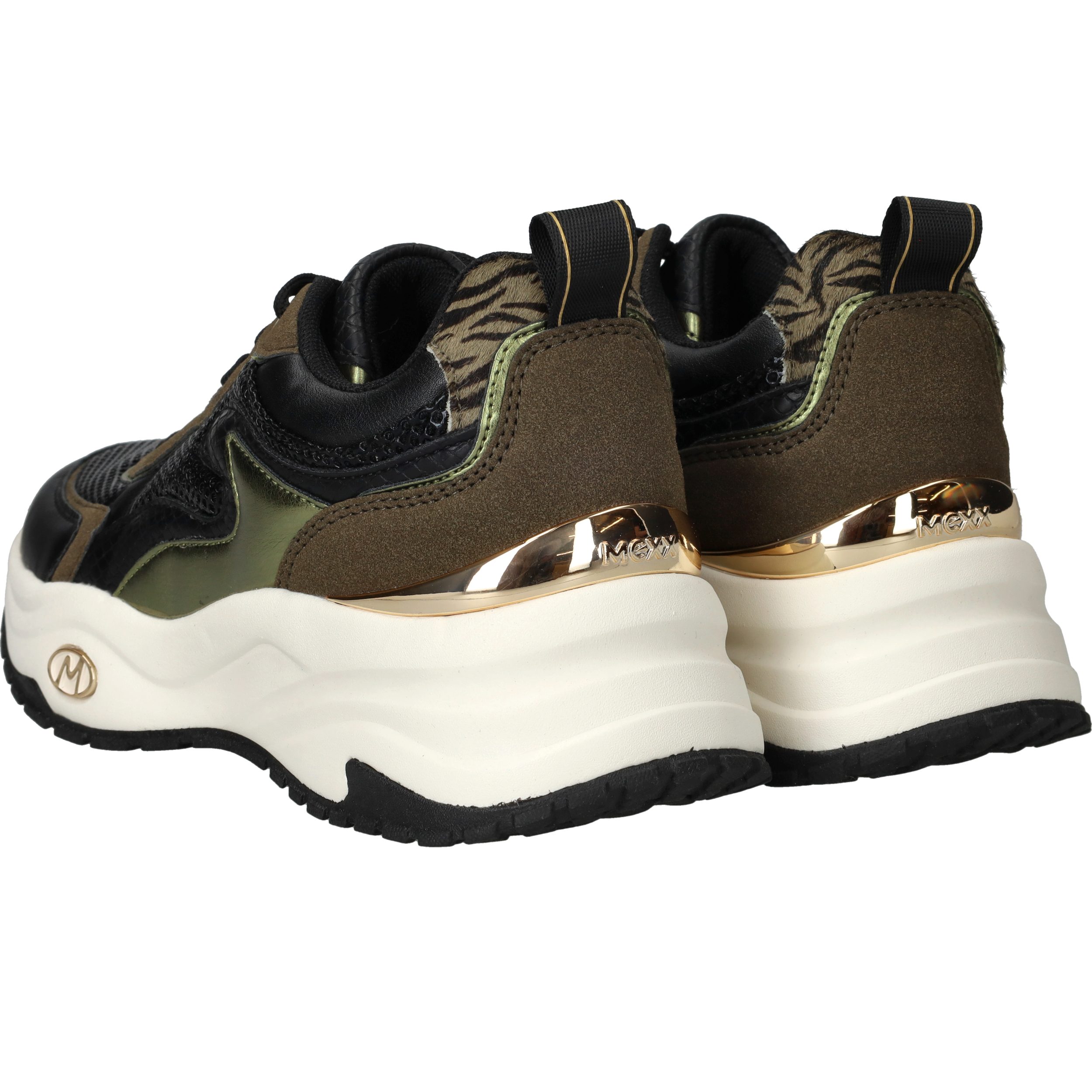 Mexx Palma Ora Sneakers Dames Zwart, sneaker voor dames – foto 3