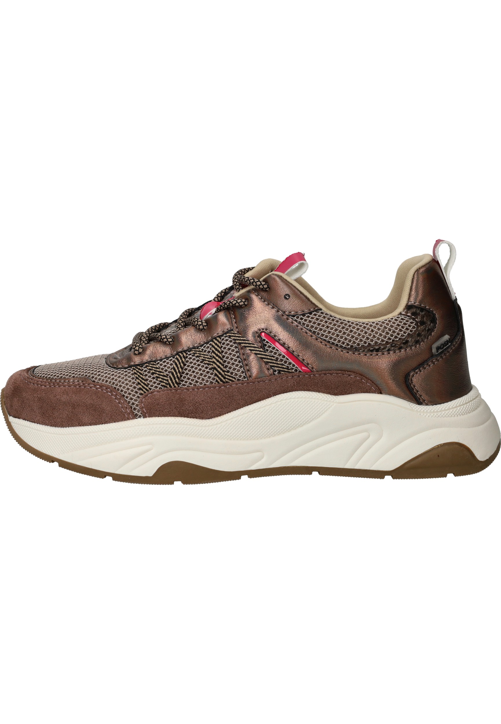 POSH By Poelman Sneakers Dames Bruin – foto 4