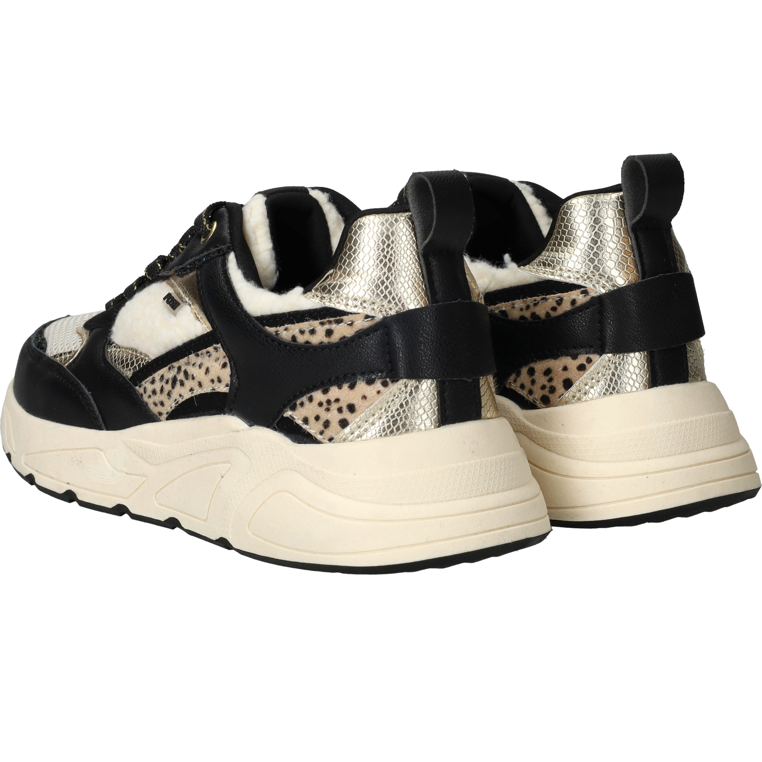 POSH By Poelman Sneakers Dames Zwart, sneaker voor dames – foto 3