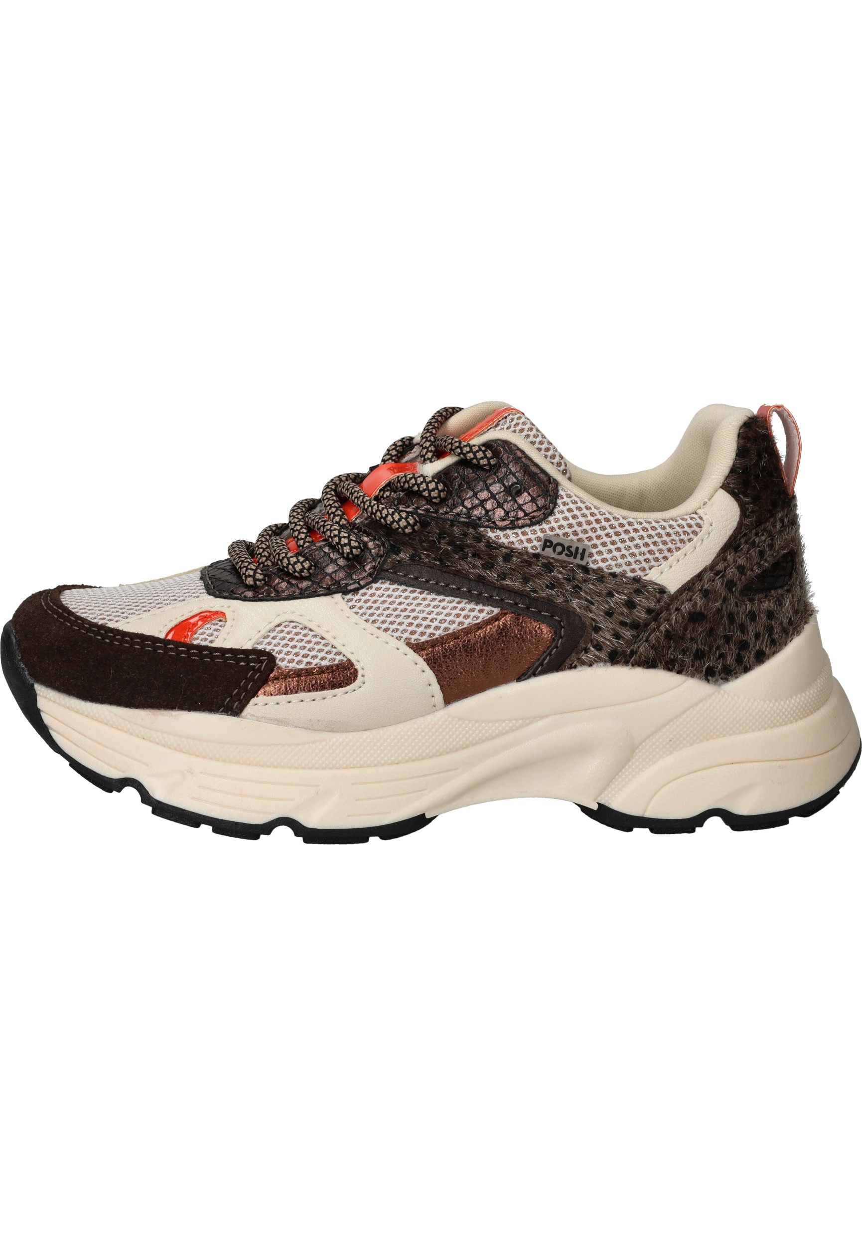 POSH by Poelman Sneakers Meisjes Bruin – foto 6 van 6
