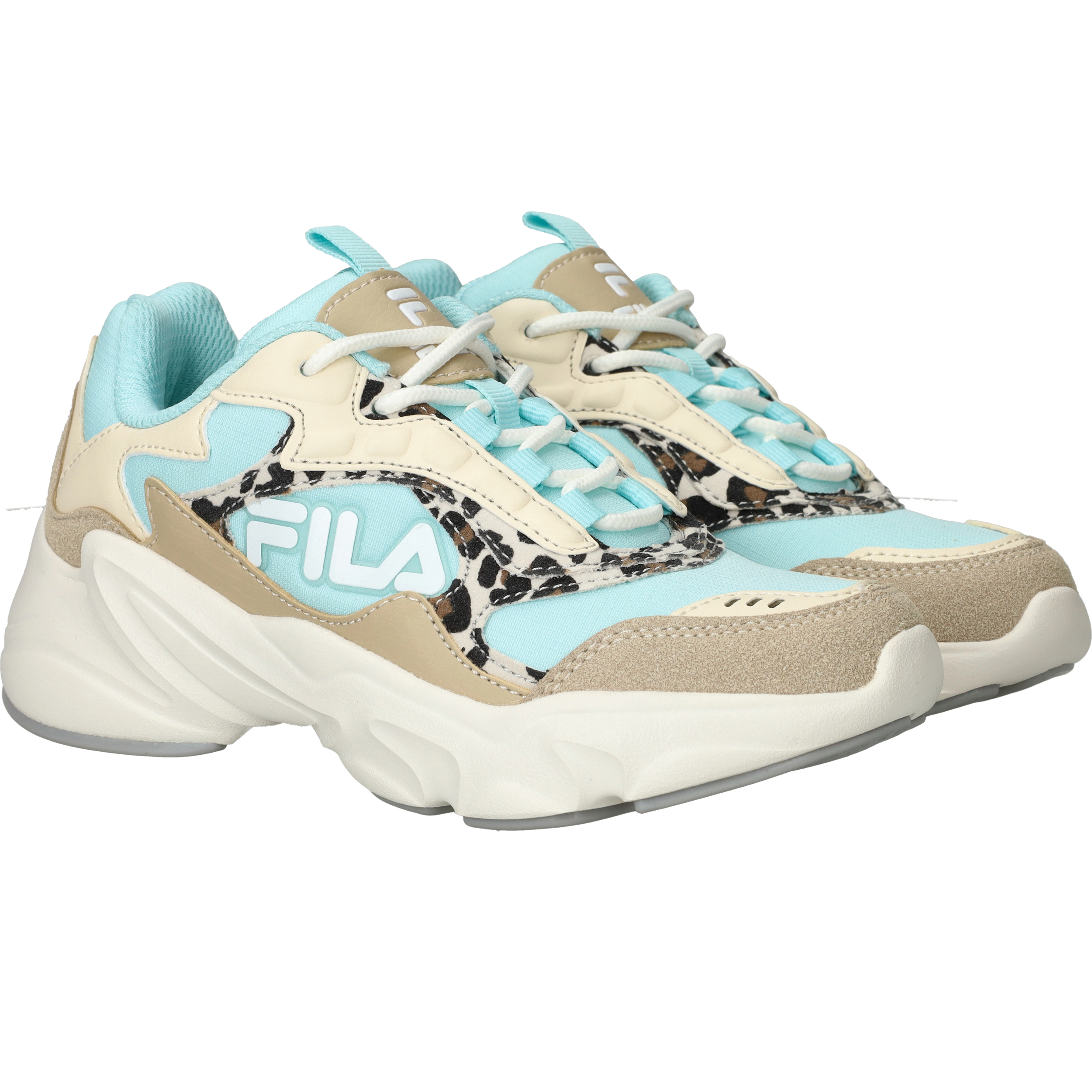 Fila Collene Logo Sneakers Meisjes Blauw