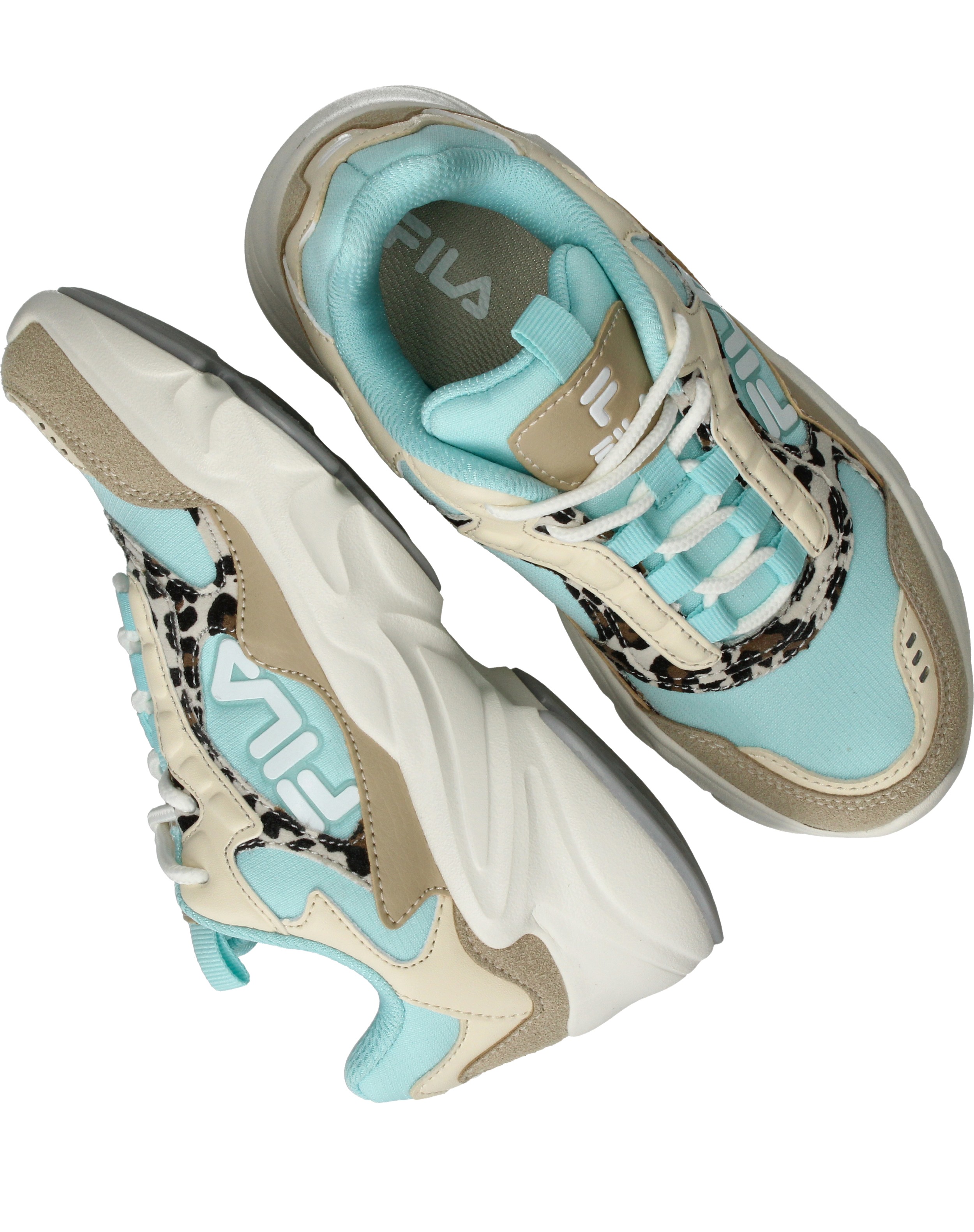 Fila Collene Logo Sneakers Meisjes Blauw – foto 3