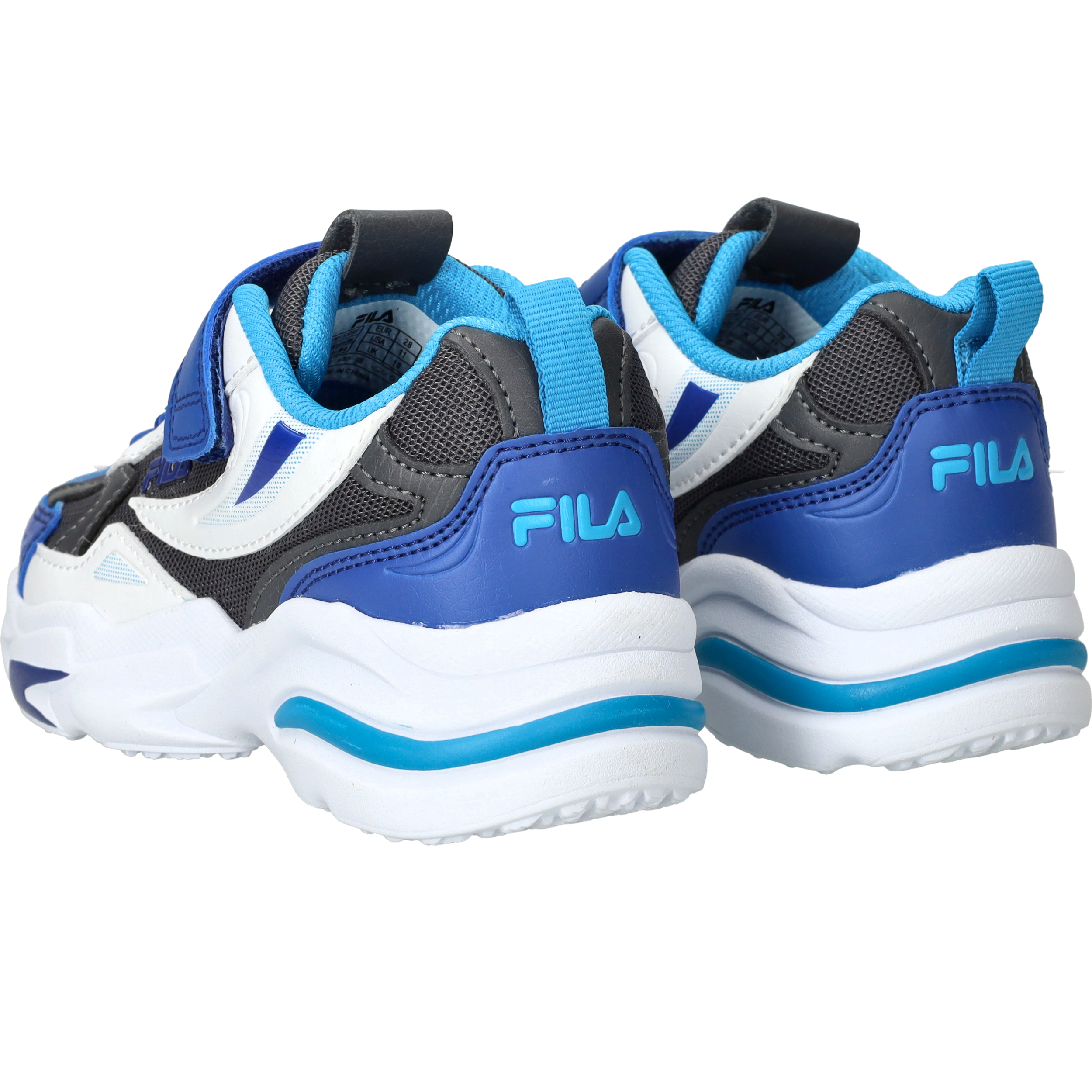 Fila Madrun Velcro Sneakers Jongens Blauw – foto 2