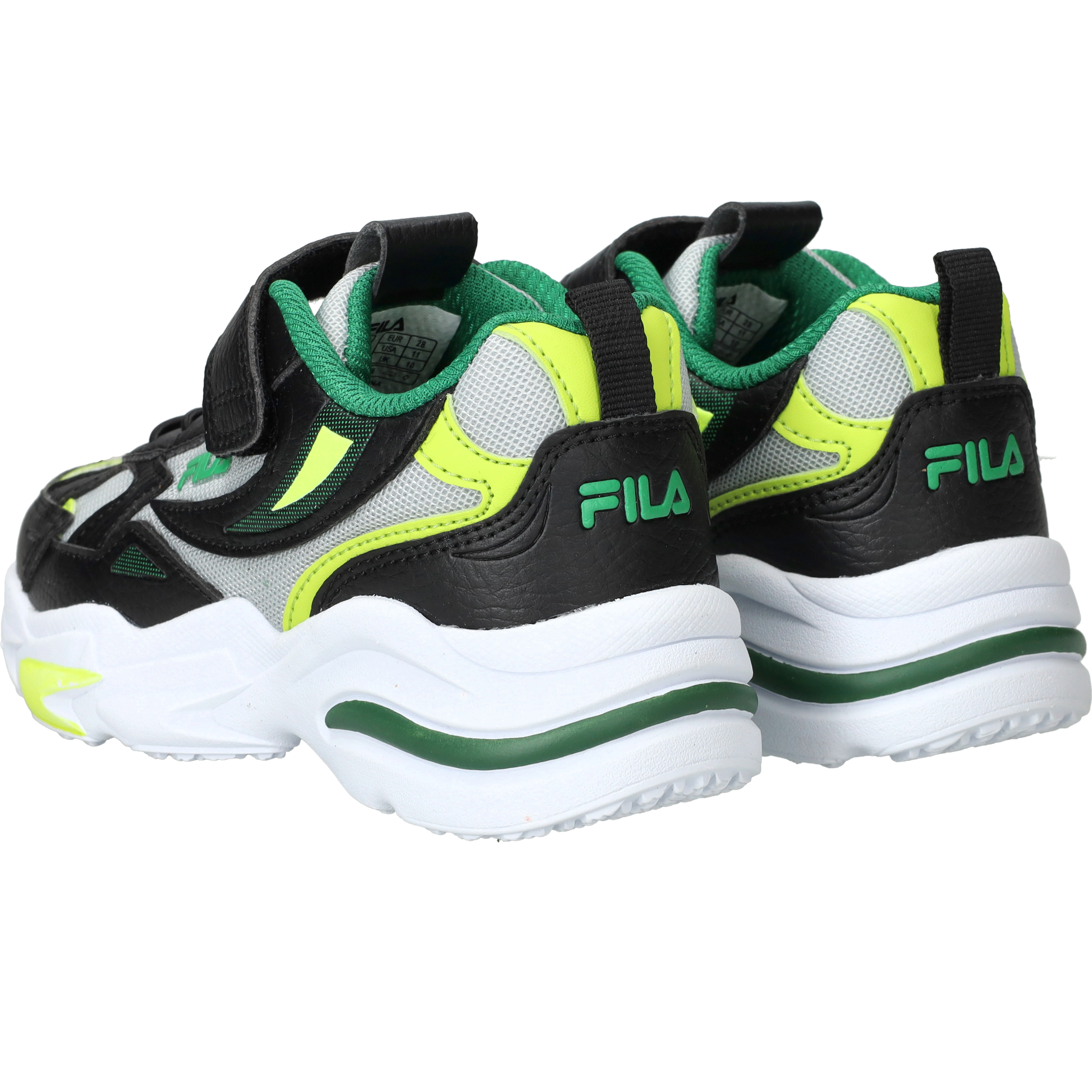 Fila Madrun Velcro Sneakers Jongens Zwart – foto 2
