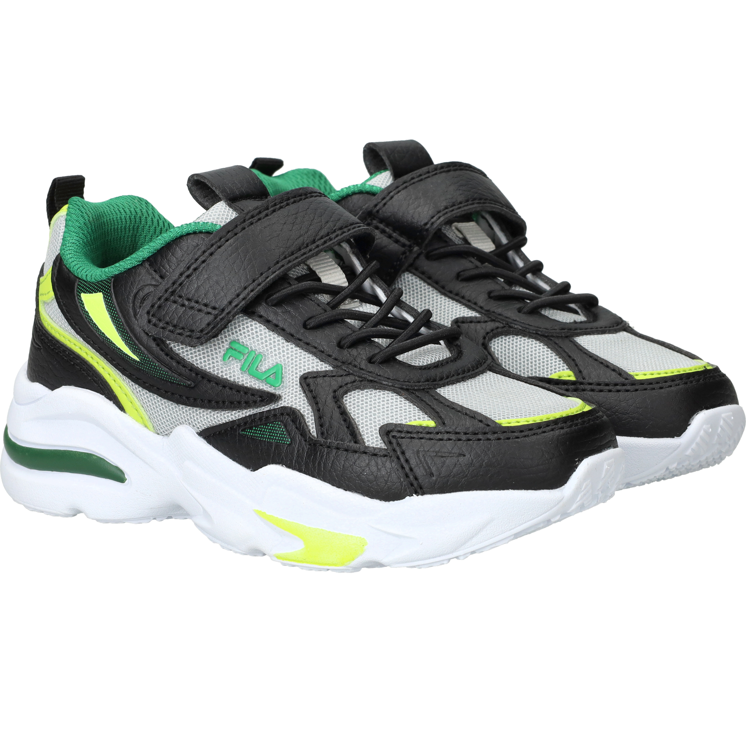 Fila Madrun Velcro Sneakers Jongens Zwart