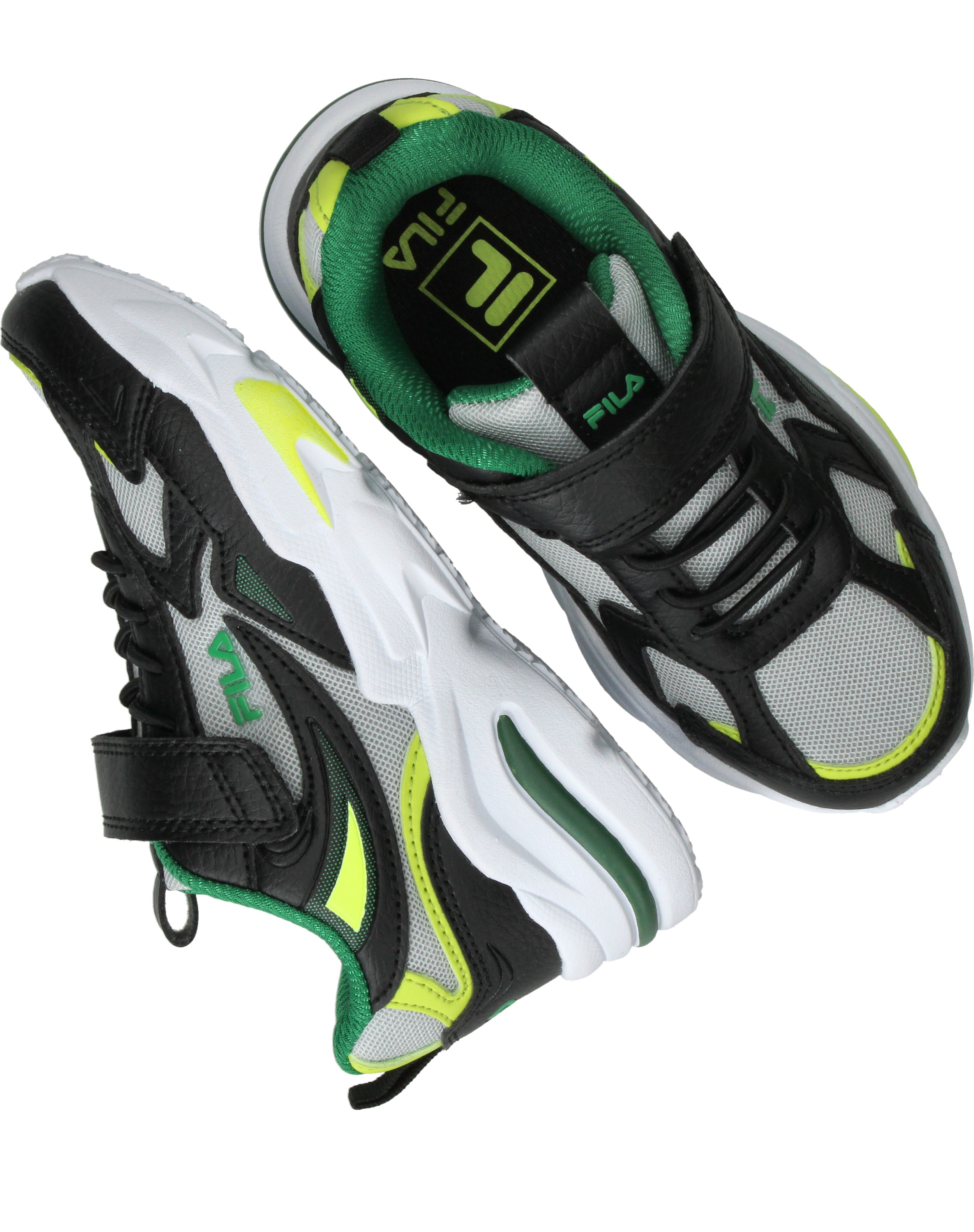 Fila Madrun Velcro Sneakers Jongens Zwart – foto 3