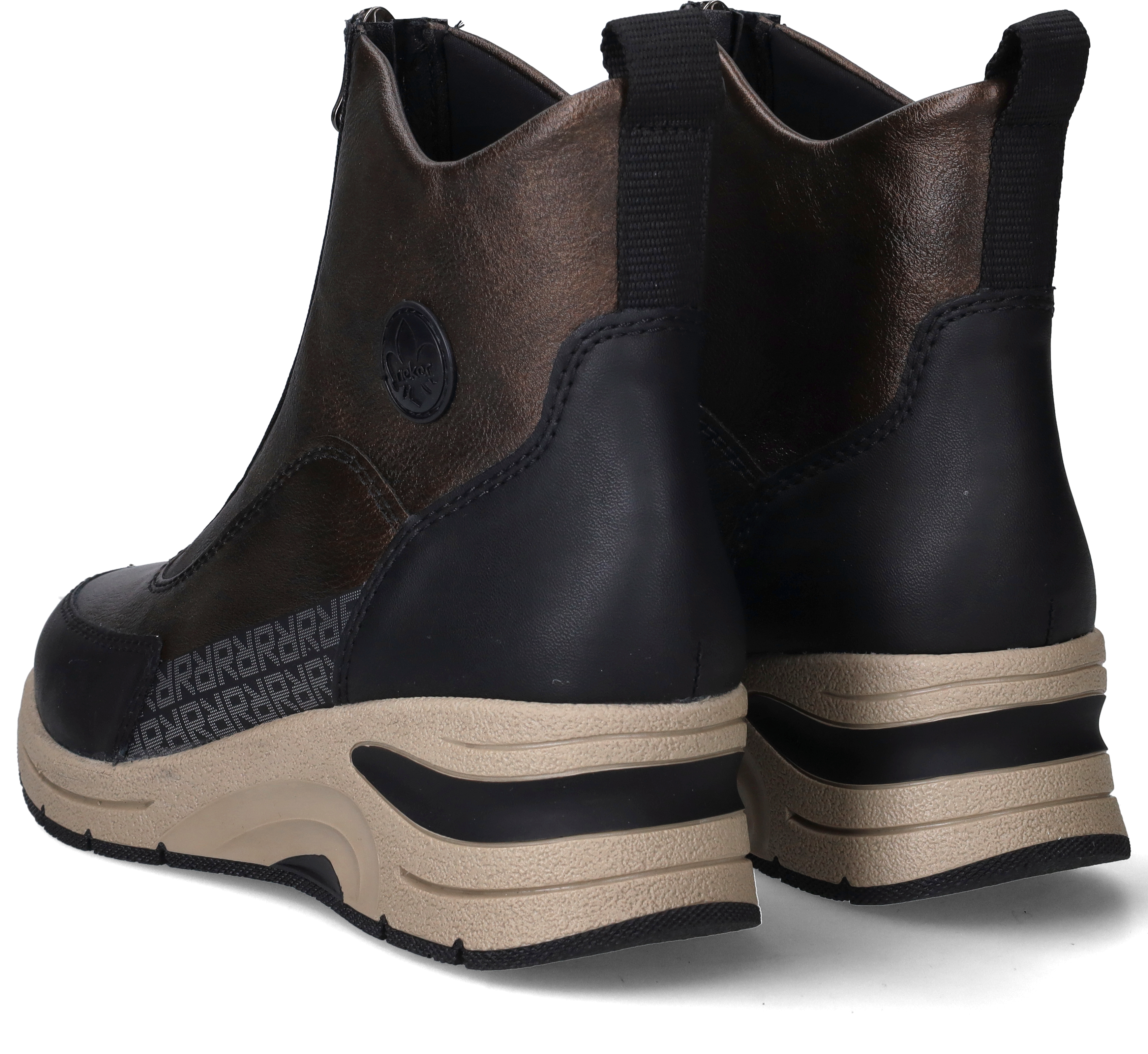 Rieker Boots Dames Bruin, enkellaars voor dames – foto 3