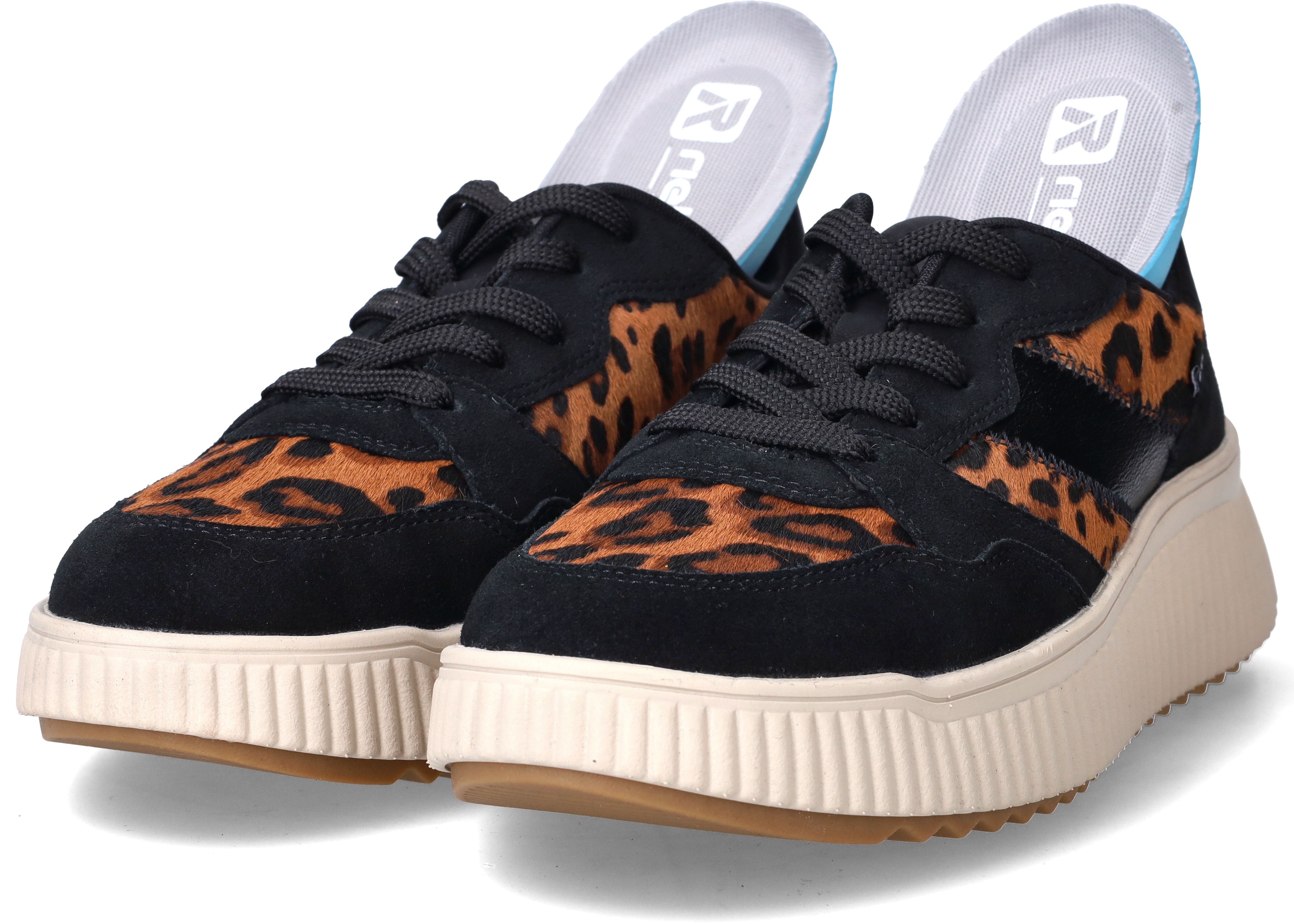 Rieker Sneakers Dames Zwart – foto 4