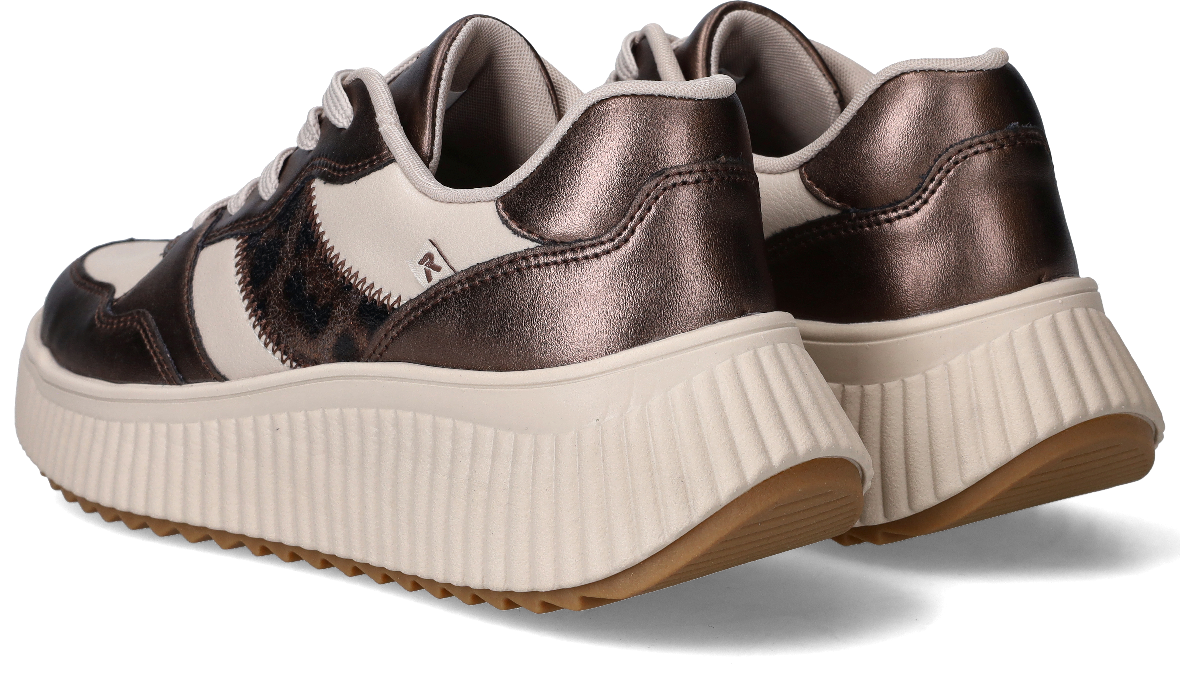 Rieker Sneakers Dames Bruin, sneaker voor dames – foto 3